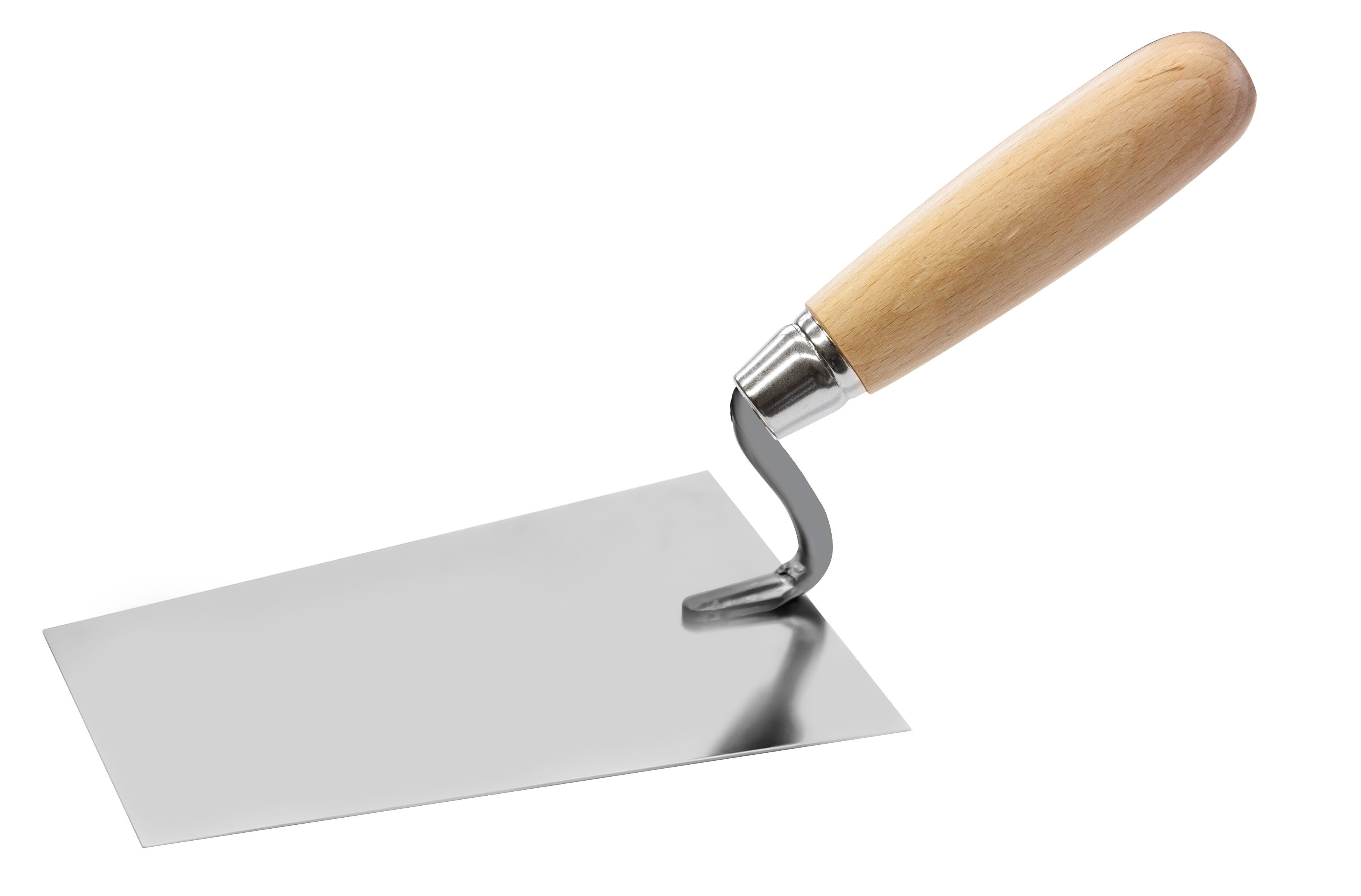 TECTOOL Maurerkelle TECTOOL MAURERKELLE S-HALS, ROSTFREI, HOLZ, 160MM (Packung, 1-St., 1 Kelle) Rostfreies Blatt, Holzgriff