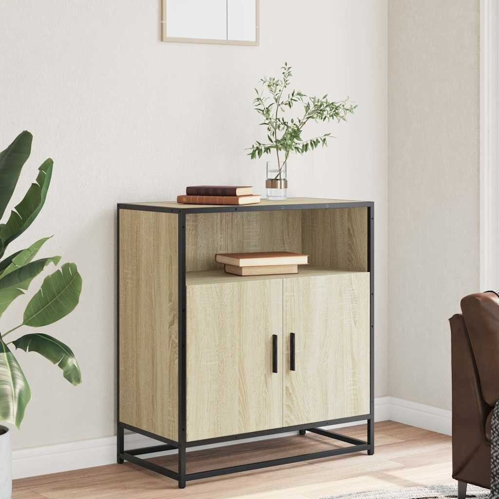 vidaXL Sideboard Sideboard Sonoma-Eiche 68x35x76 cm günstig online kaufen