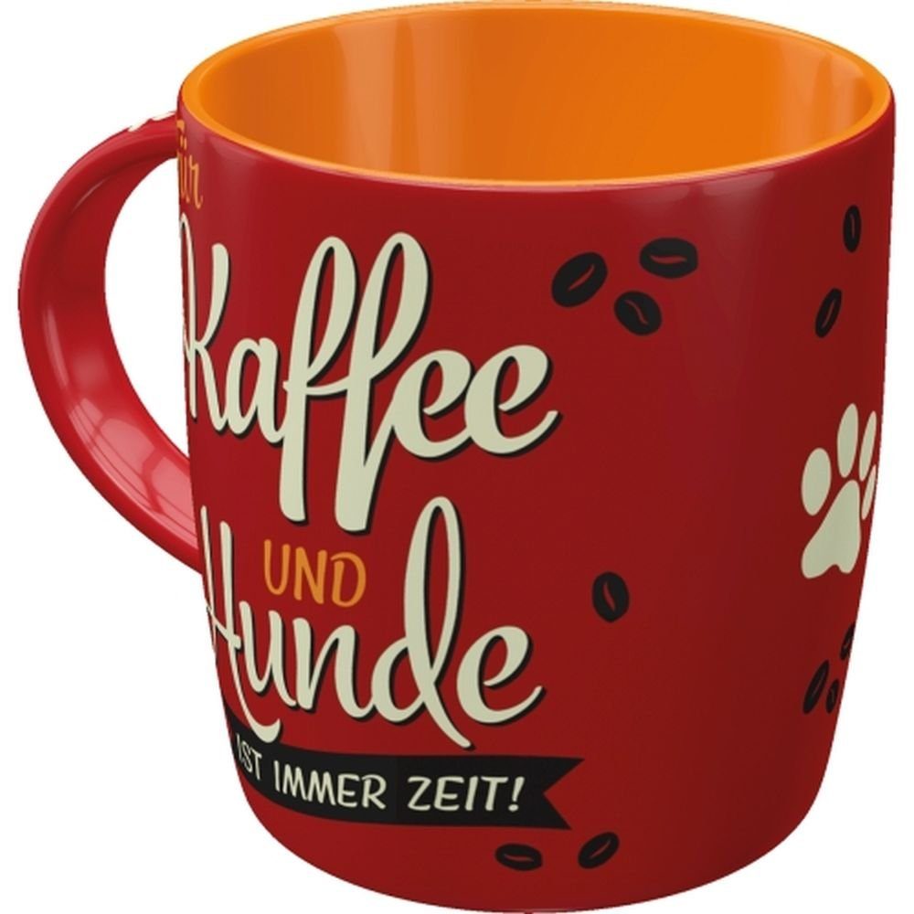 Nostalgic-Art Tasse Kaffeetasse - PfotenSchild - Kaffee & Hunde