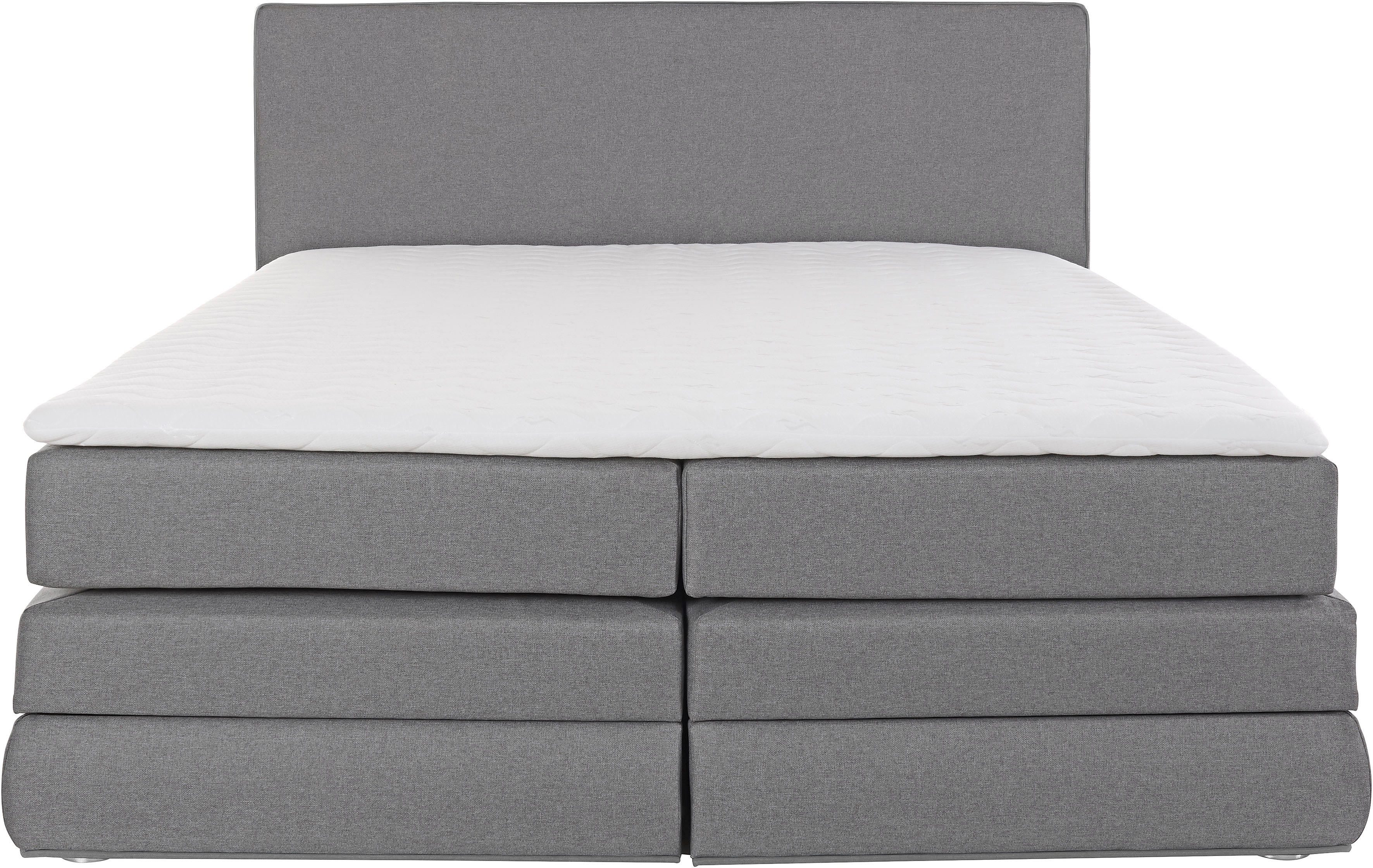 COLLECTION AB Boxspringbett Ninoni, inkl. Bettkasten, Topper und wahlweise mit LED-Beleuchtung