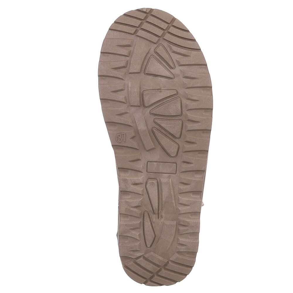 Ital-Design Stilvolle Damen-Lederschuhe für Freizeit und Alltag Snowboots (88519335) Flach Stiefeletten in Hellbraun
