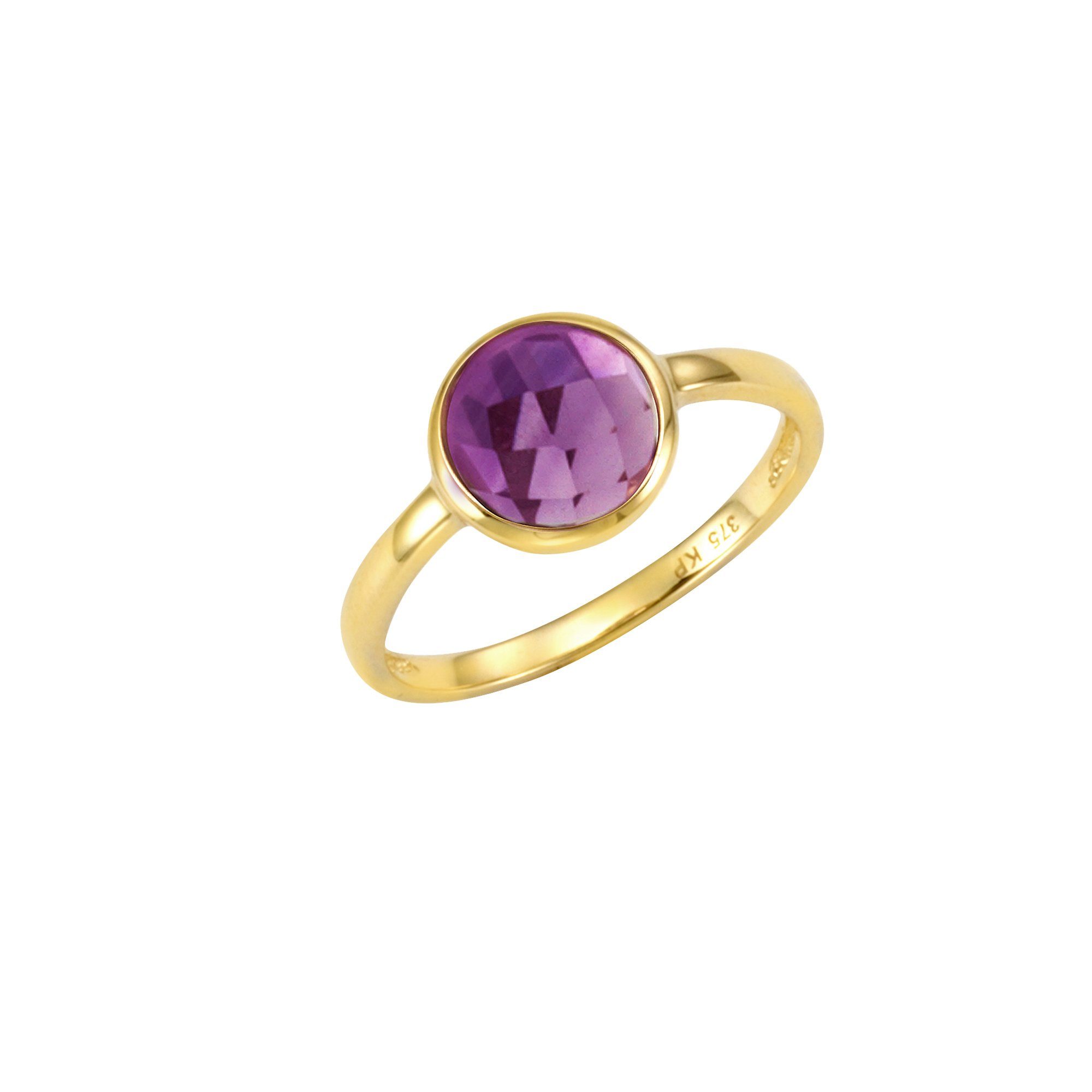 mit 375 Amethyst Fingerring Gold CELESTA