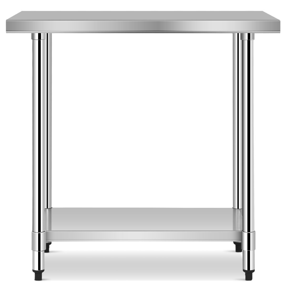 COSTWAY Arbeitstisch, höhenverstellbare Ablage, Zwischenbord, 92x61x90cm günstig online kaufen