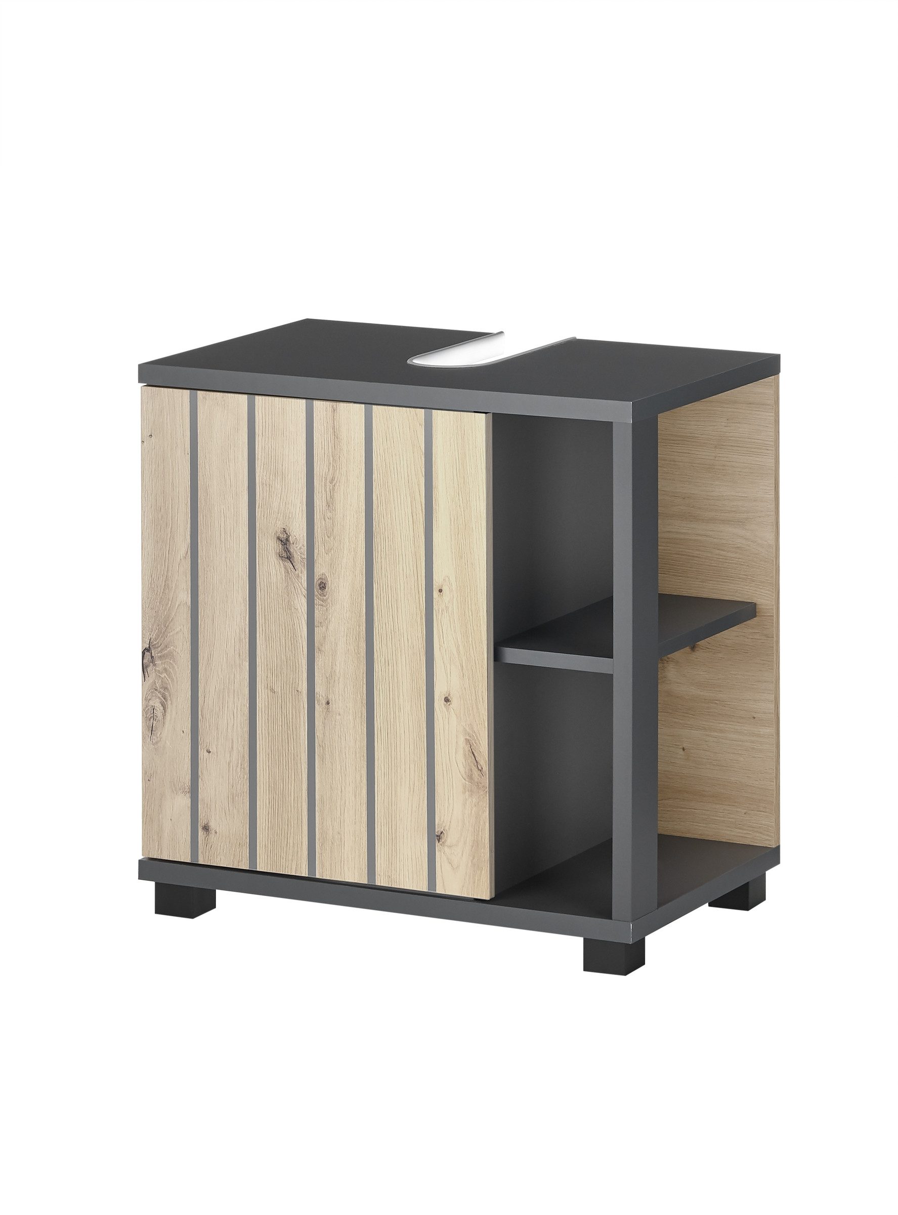 PREISBRECHER Waschbeckenunterschrank Nizza 60 x 60 x 37 cm (B/H/T)