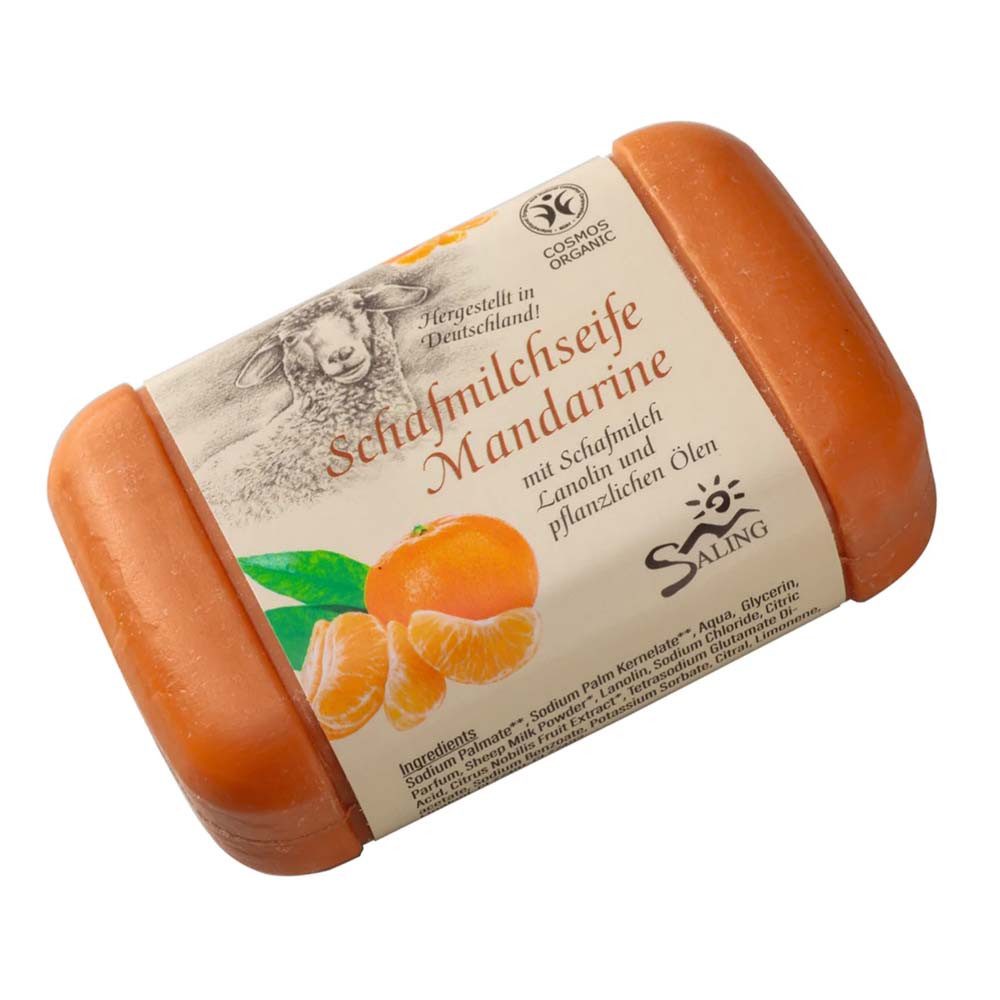 Saling Handseife Schafmilchseife - Mandarine 100g