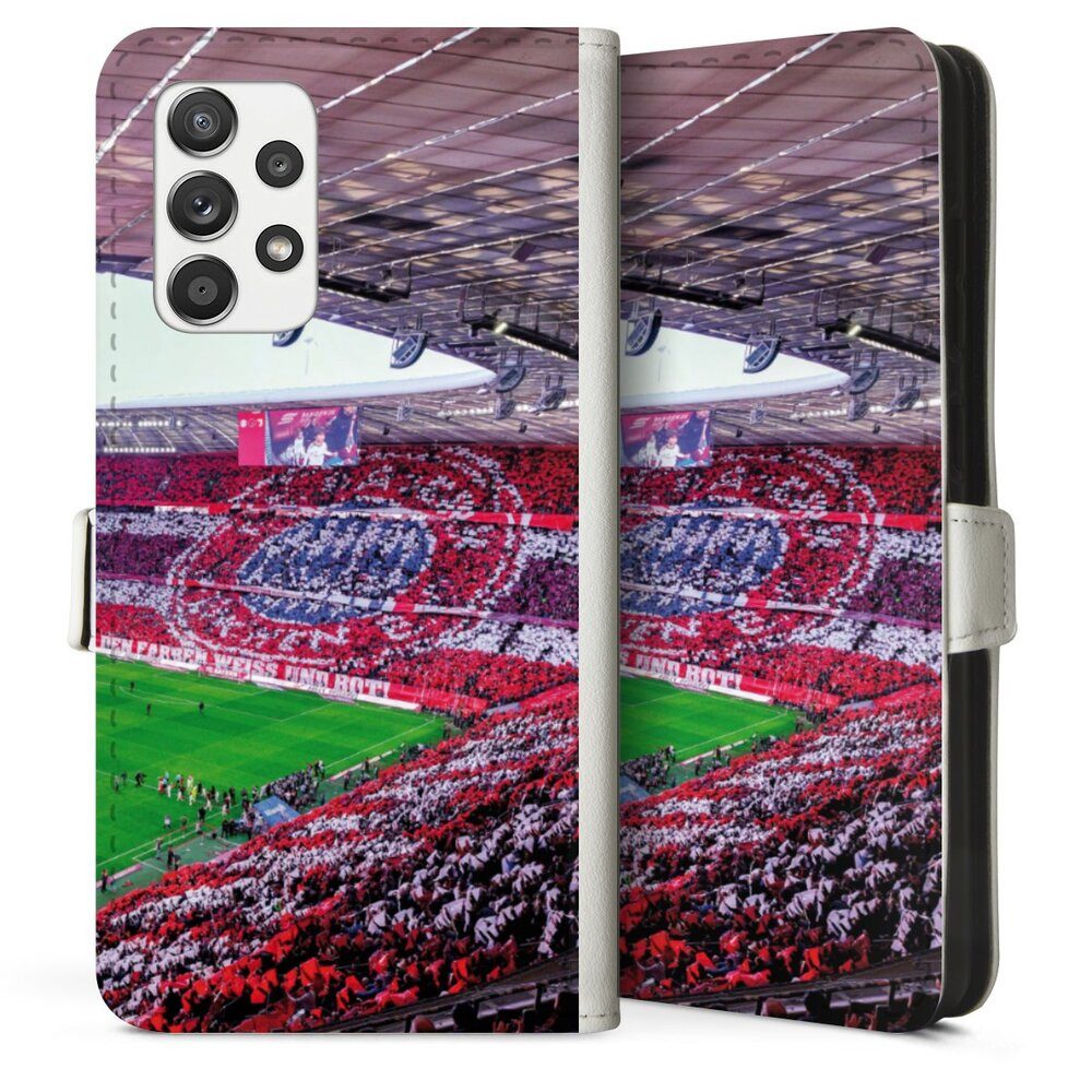 DeinDesign Handyhülle FCB Stadion FC Bayern München FCB Stadion Tribüne, Samsung Galaxy A52s 5G Hülle Handy Flip Case Wallet Cover