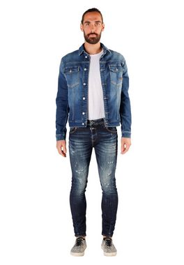 Le Temps Des Cerises Slim-fit-Jeans in modischem Used-Look