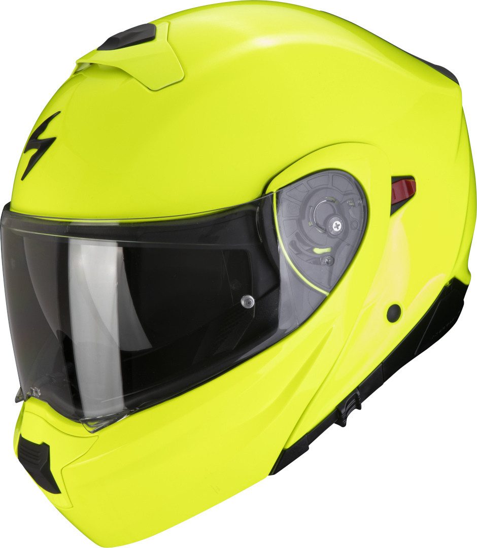 Scorpion Exo Motorradhelm EXO 930 Evo Solid Klapphelm, Pinlock, Klapphelm, Ratschenverschluss, ECE 22.06