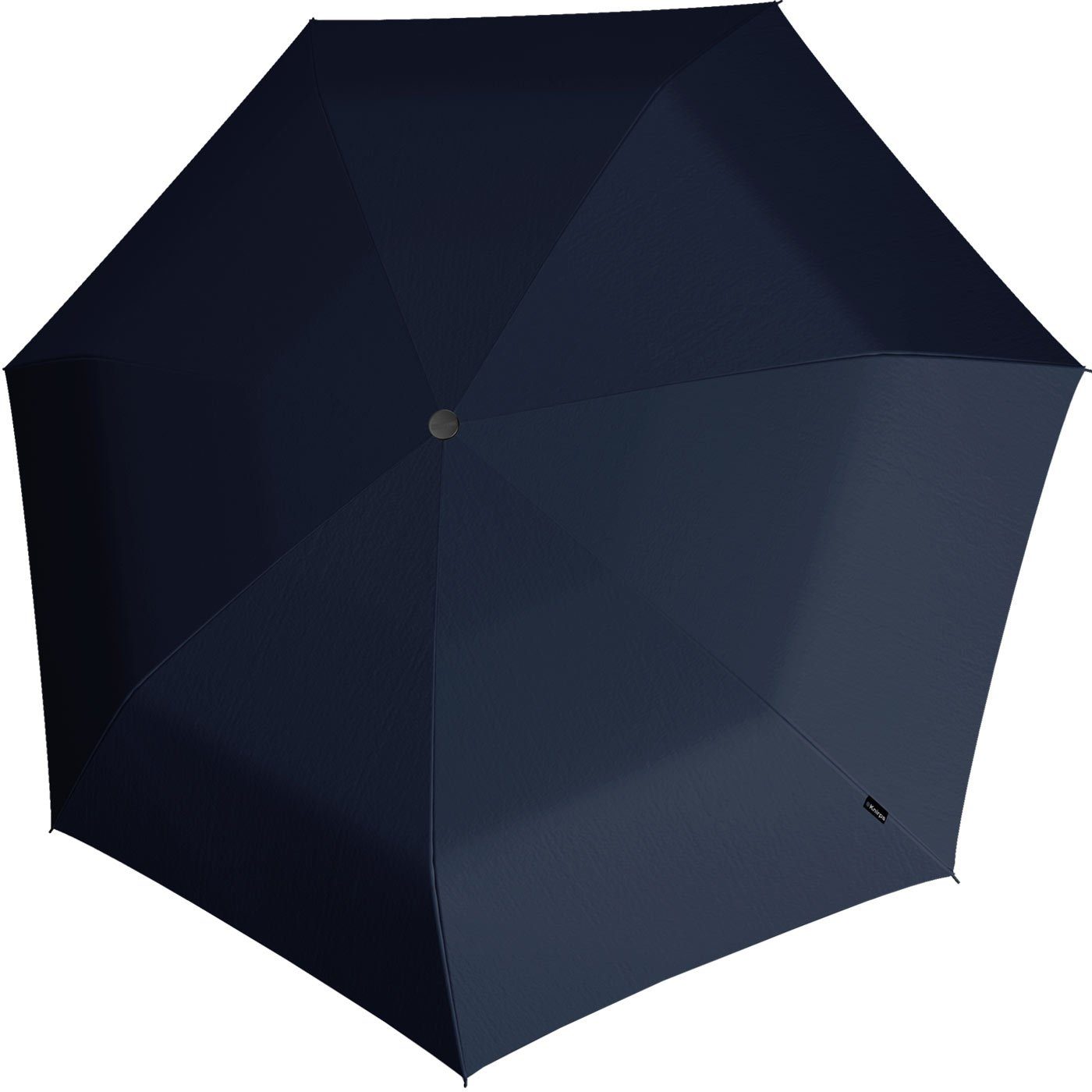 kompakter die Handtasche kleiner, Taschenregenschirm E.100 für Mini-Schirm mit Knirps® navy Automatikschirm Auf-Zu-Automatik,