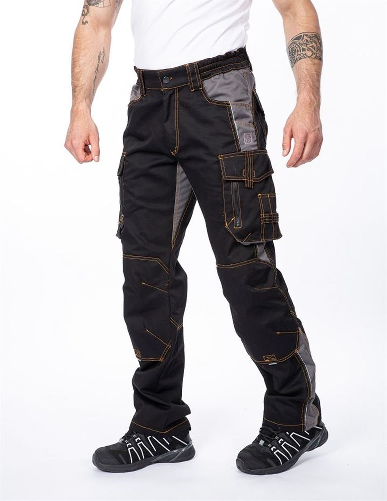 Ardon Safety Arbeitshose Arbeitshose Sicherheitshose Bundhose Multifunktion-Taschen Cargohose