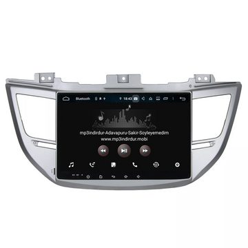 TAFFIO Für HYUNDAI TUCSON iX35 9" Touchscreen Android Autoradio GPS CarPlay Einbau-Navigationsgerät