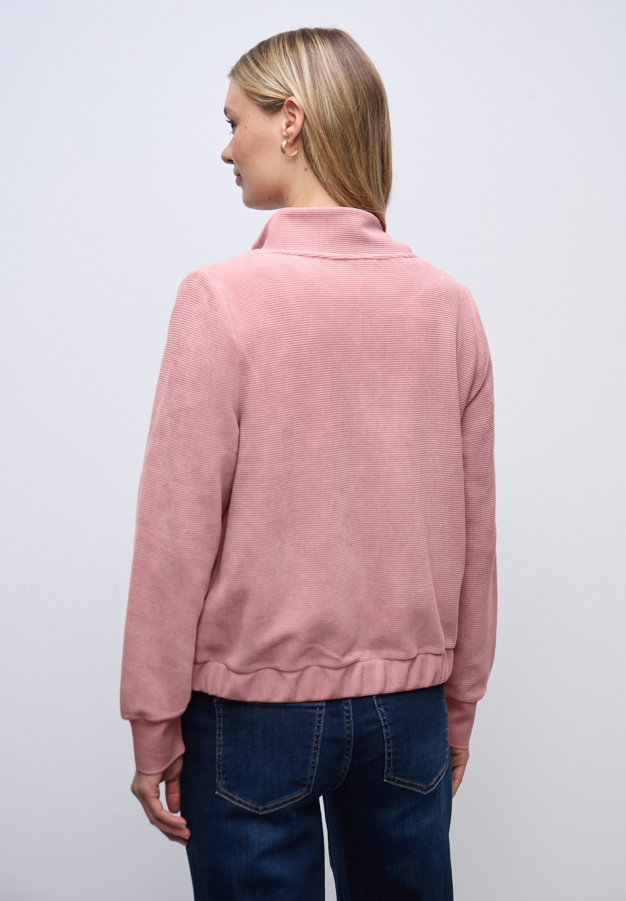 STREET ONE Sweatjacke mit elastischem Bund günstig online kaufen