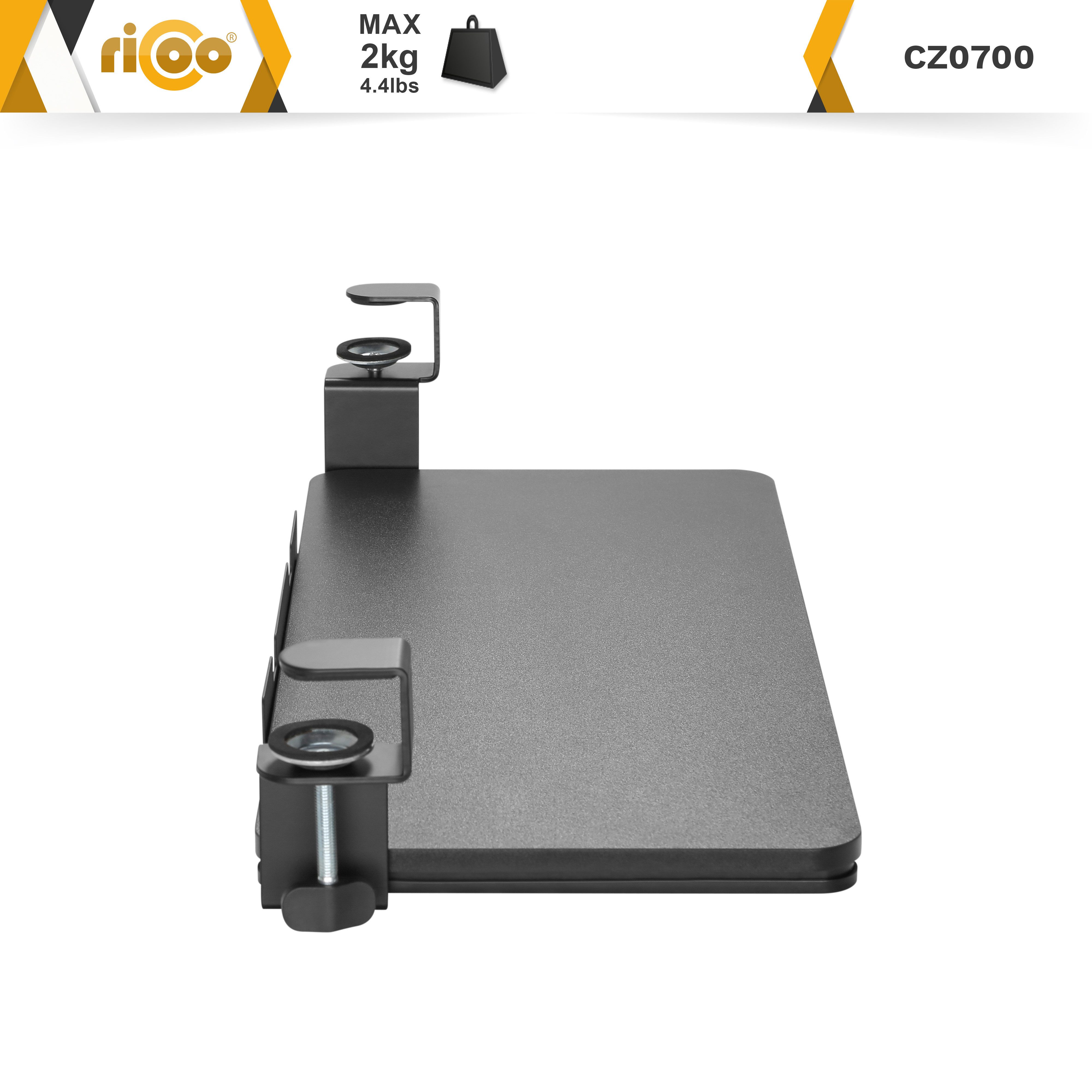 RICOO Halterung CZ0700, (1-tlg., Tastaturhalterung Tastaturablage Tastatur Workstation ausziehbar)