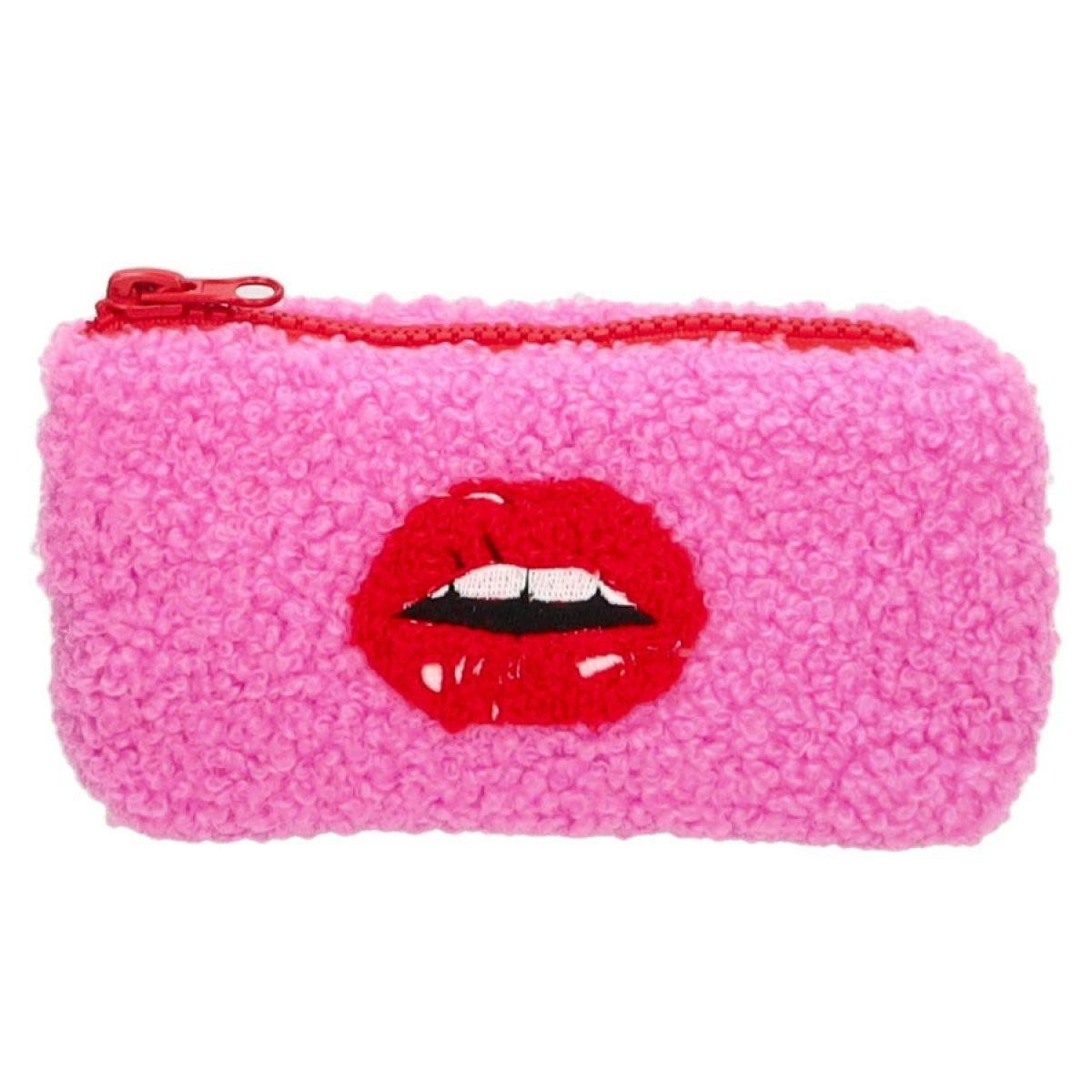 Giftcompany Kosmetiktasche Kosmetiktasche Teddy Lippen Pink (16x9cm)