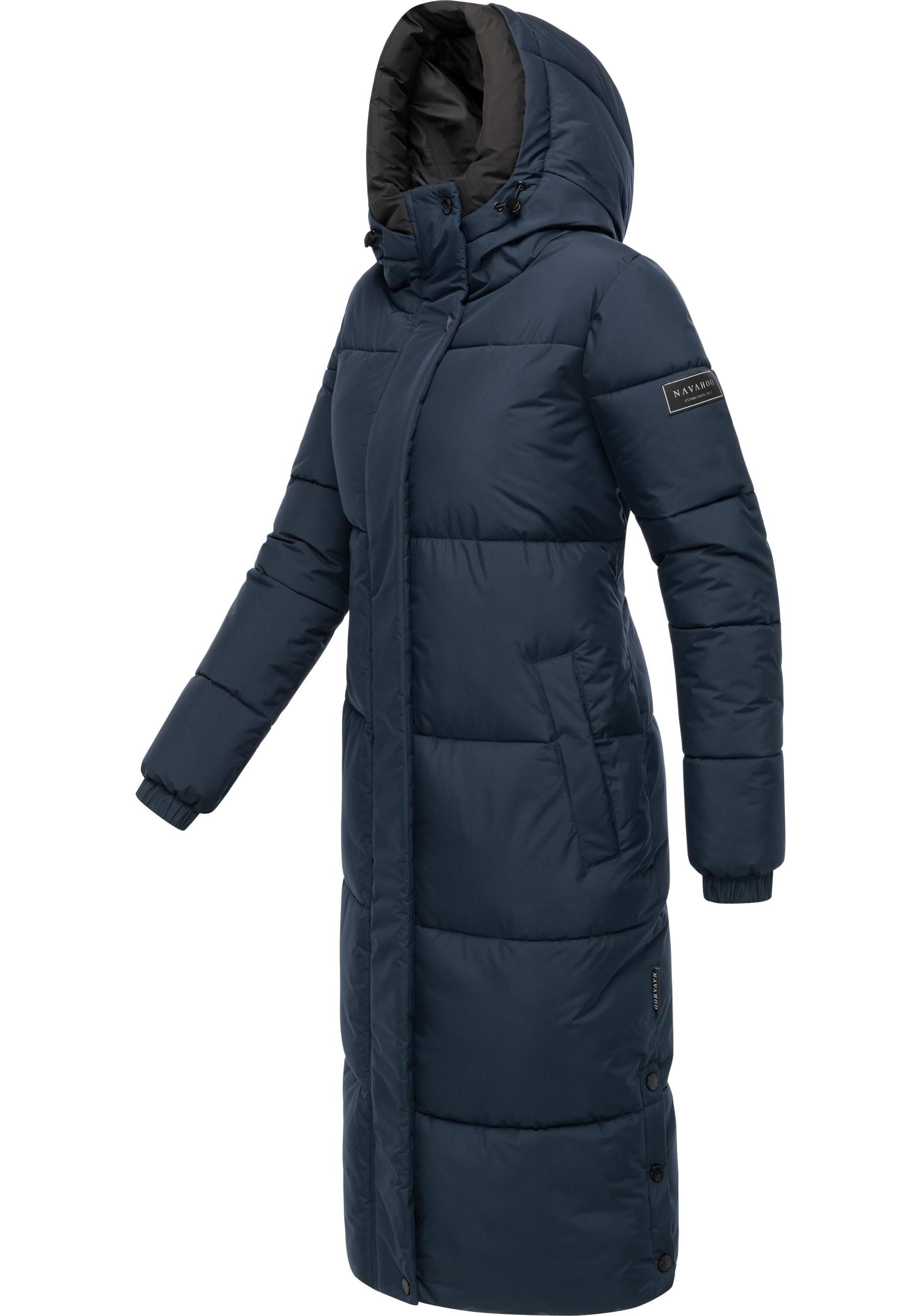 Navahoo Steppmantel Taublüte XIV Gesteppter Damen Mantel mit 2-Wege-Reißverschluss