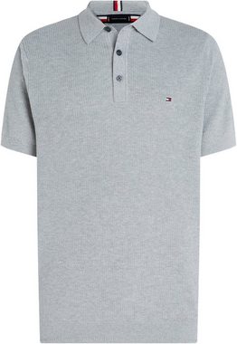 Tommy Hilfiger Poloshirt CHAIN RIDGE STRUCTURE SS POLO mit Logostickerei auf der Brust