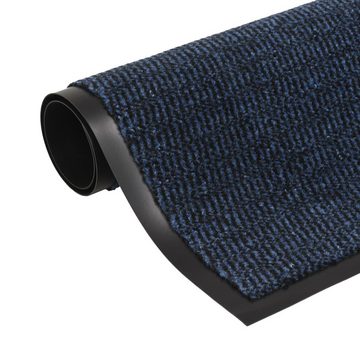 Fußmatte Schmutzfangmatten 2 Stk. Rechteckig Getuftet 90x150cm Blau, furnicato, Rechteckig