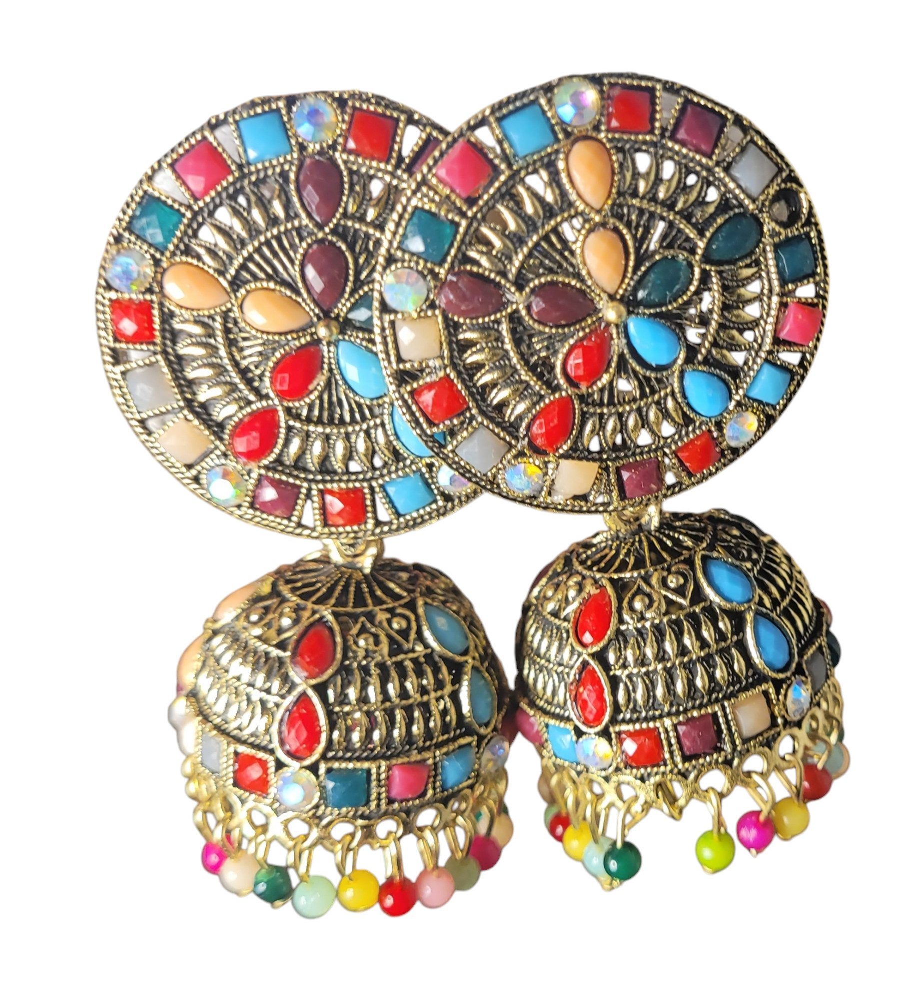 PfauGermany Paar Ohrhänger JUMKHA .Wilson's bird of paradise (2-tlg)