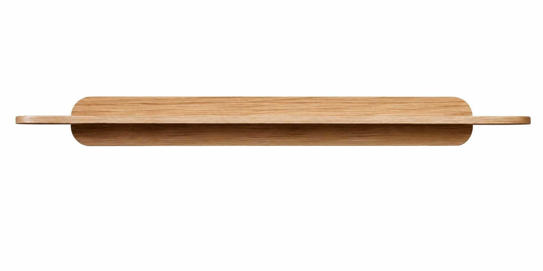 Xlmoebel Wandregal Elegantes Holz-Wandregal im minimalistischen Design, Made in Europa