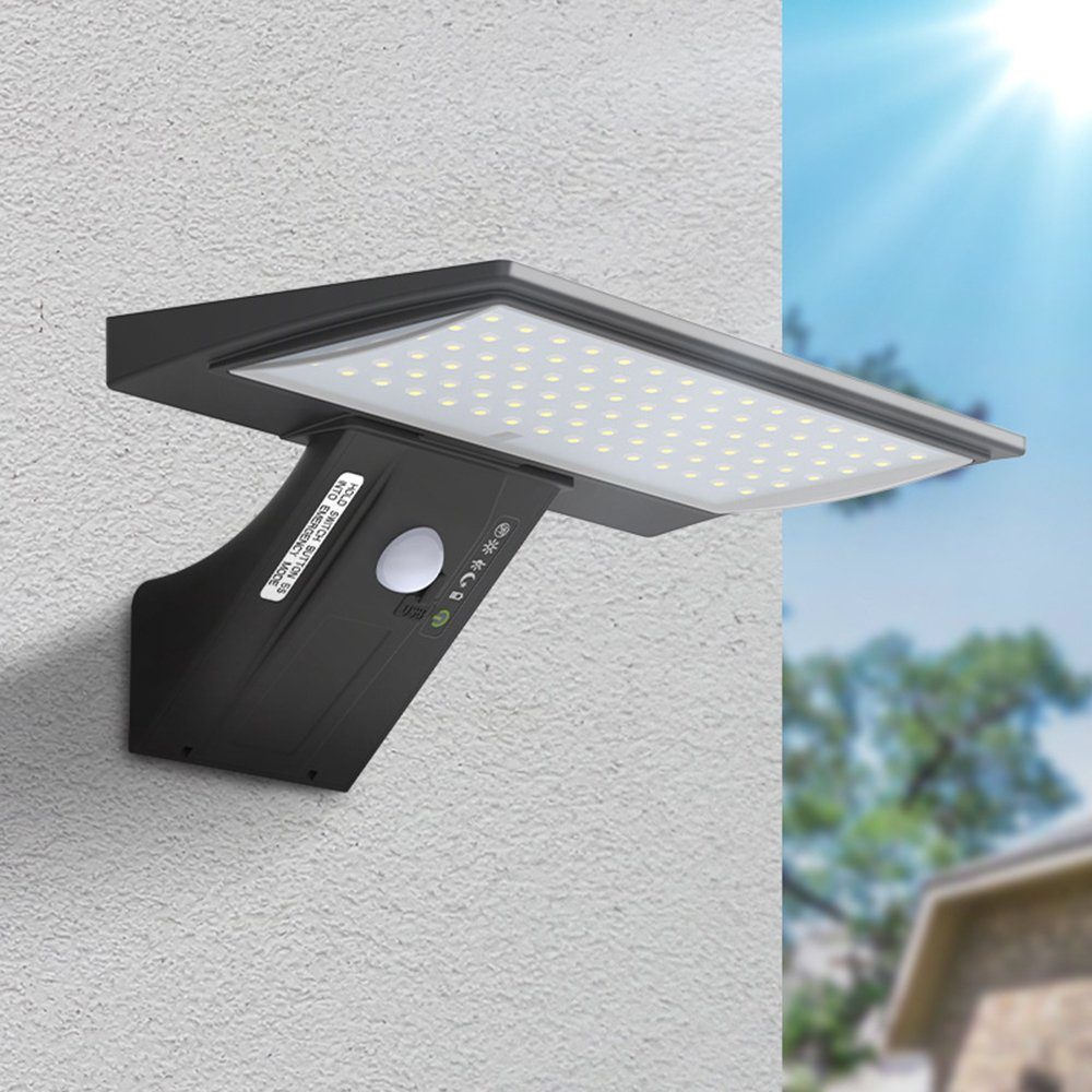 Außen, für LED Solarleuchte Solarleuchte GelldG 90 Solarlampen mit LED Bewegungsmelder