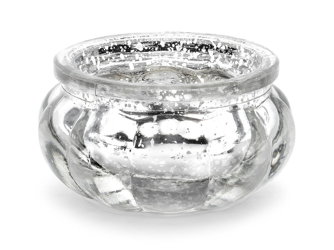 partydeco Kerzenhalter, Teelichtgläser 6x3cm silber 4er günstig online kaufen