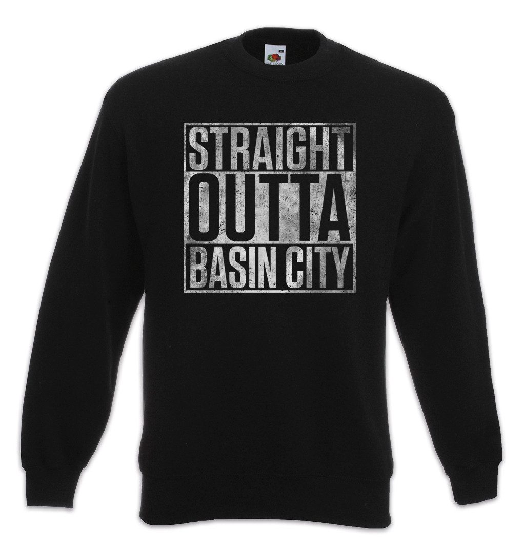 Sweatshirt Straight Outta Basin City Sweatshirt Sin Fun TV City John Hartigan