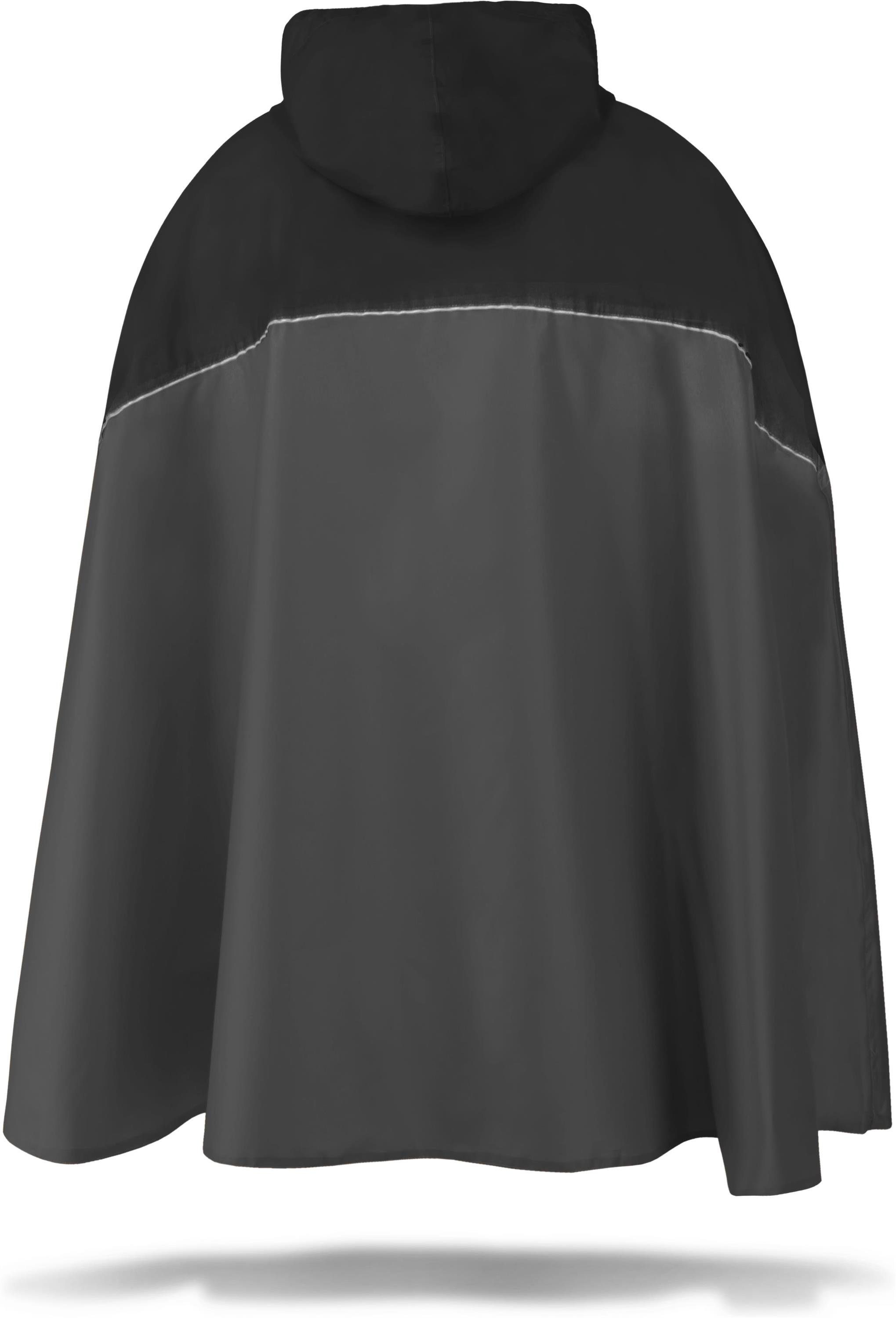 normani Regenponcho Unisex Regenponcho wasserdicht Cherrapunji mit Kapuze - 12000 mm Wassersäule - 3M™-Reflektor – Bild 3 von 4