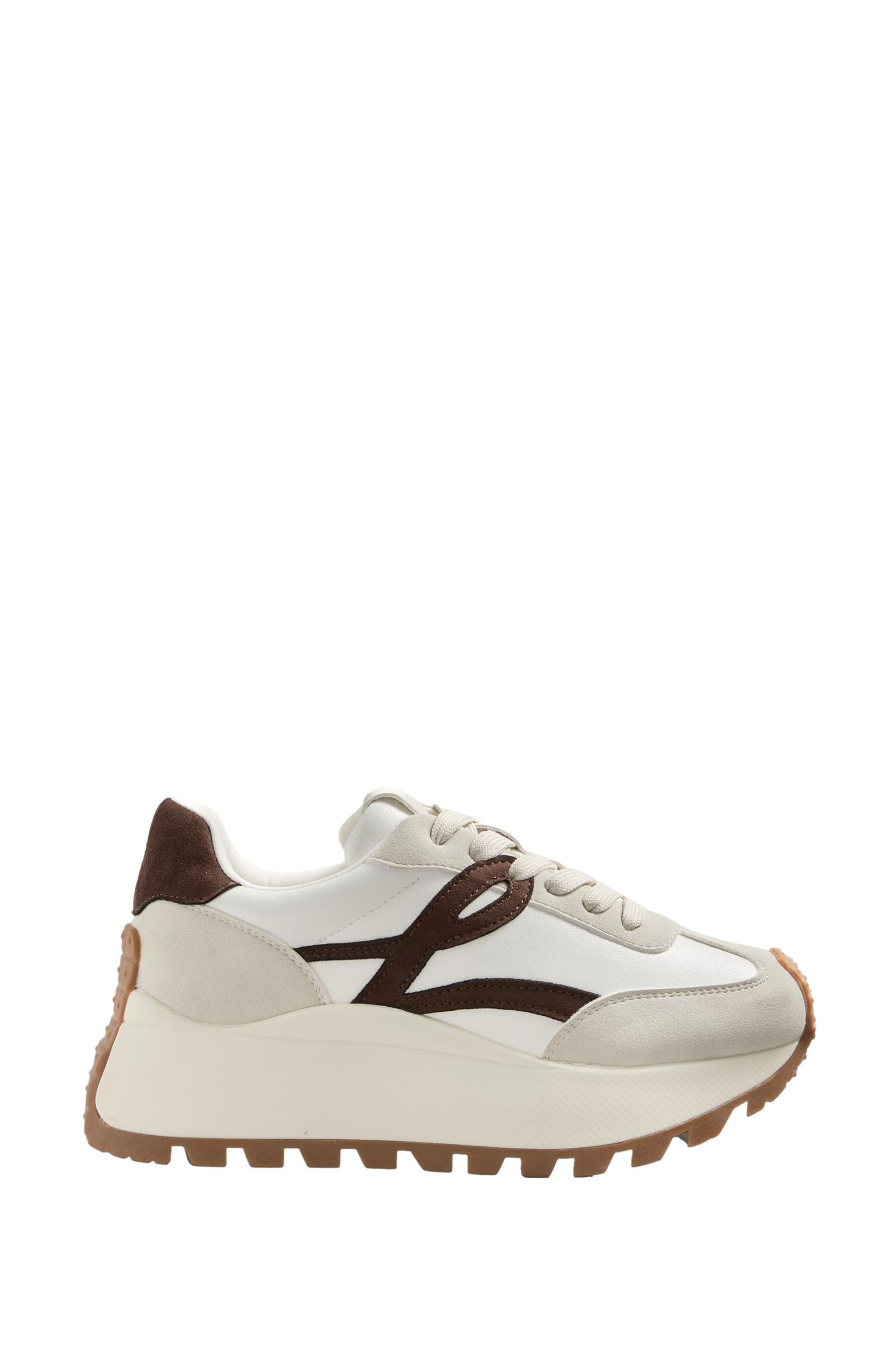 LIPSY Lipsy Flatform-Schnürsneaker mit dicker Sohle Sneaker