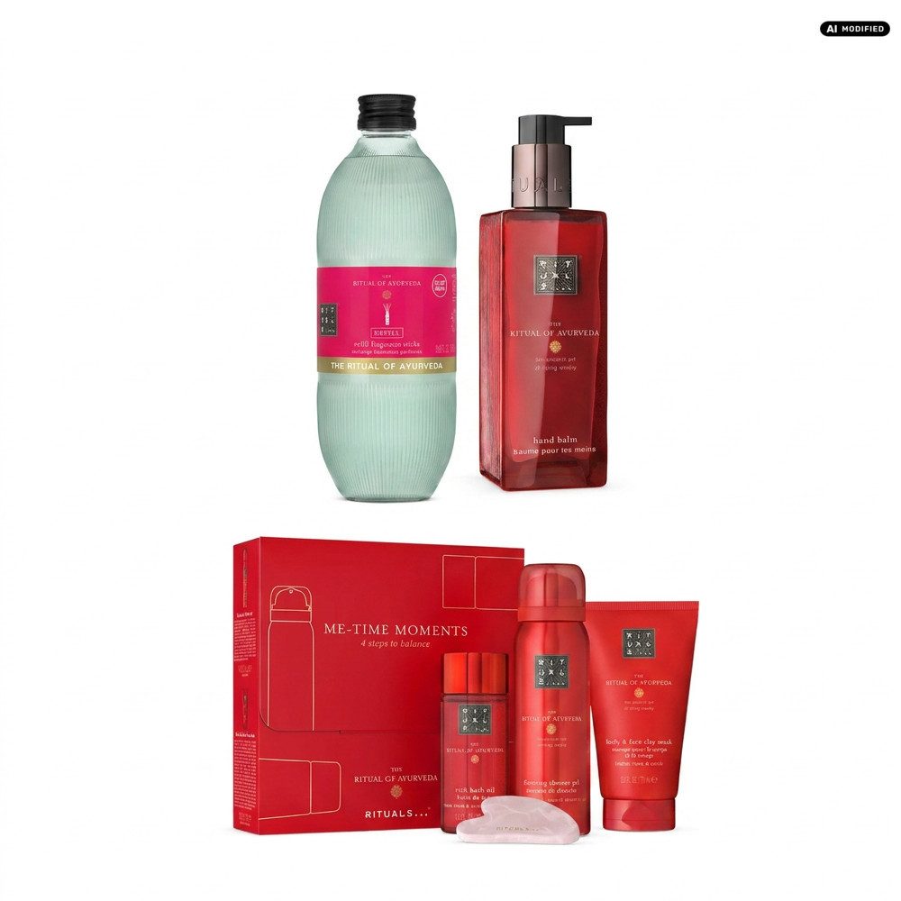 Rituals Duftstäbchen Rituals The Ritual of Ayurveda Me Time Pflege und Duft Set (Kombiniertes Pflege und Home Fragrance Ritual)