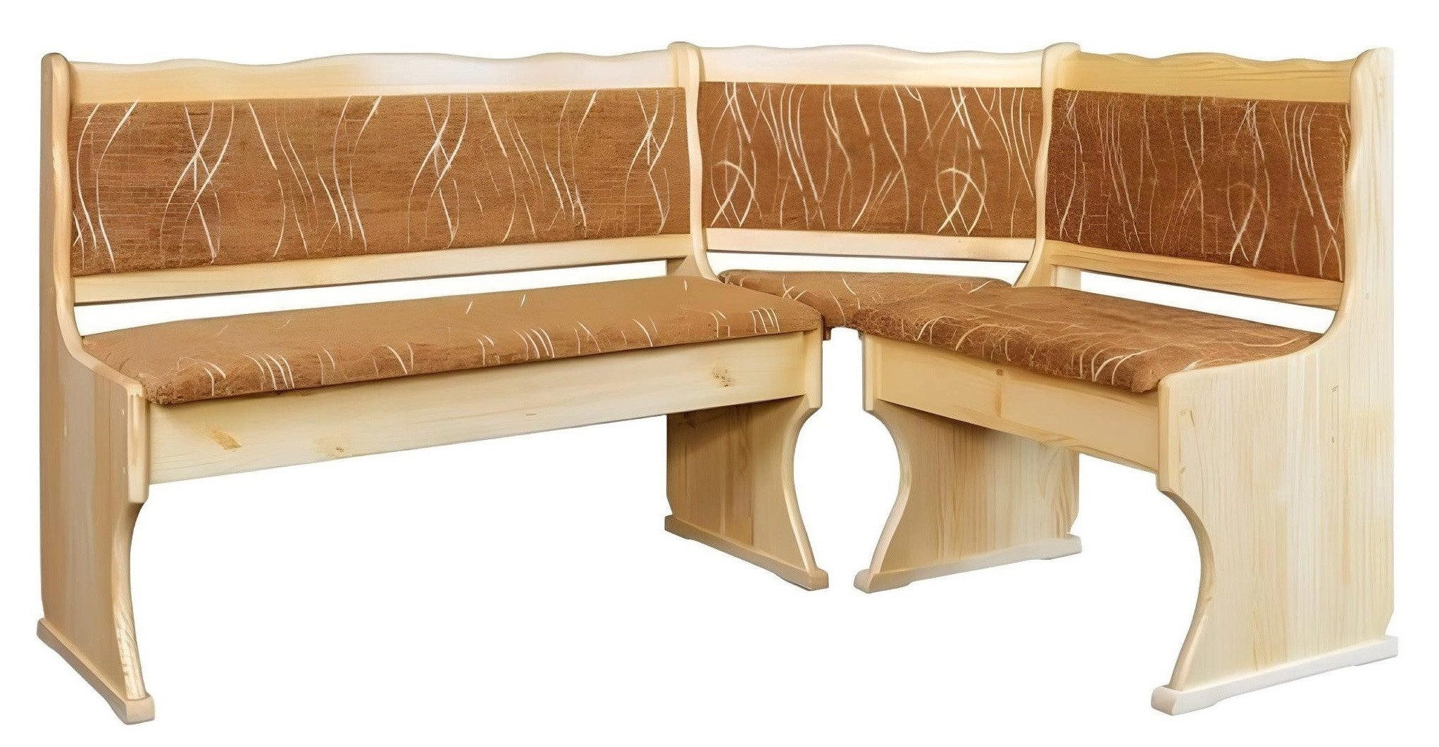 Xlmoebel Eckbank Neue massive Echtholz-Eckbank für die Küche und den Essbereich. (1-St., Eckbank), Hergestellt in Europa