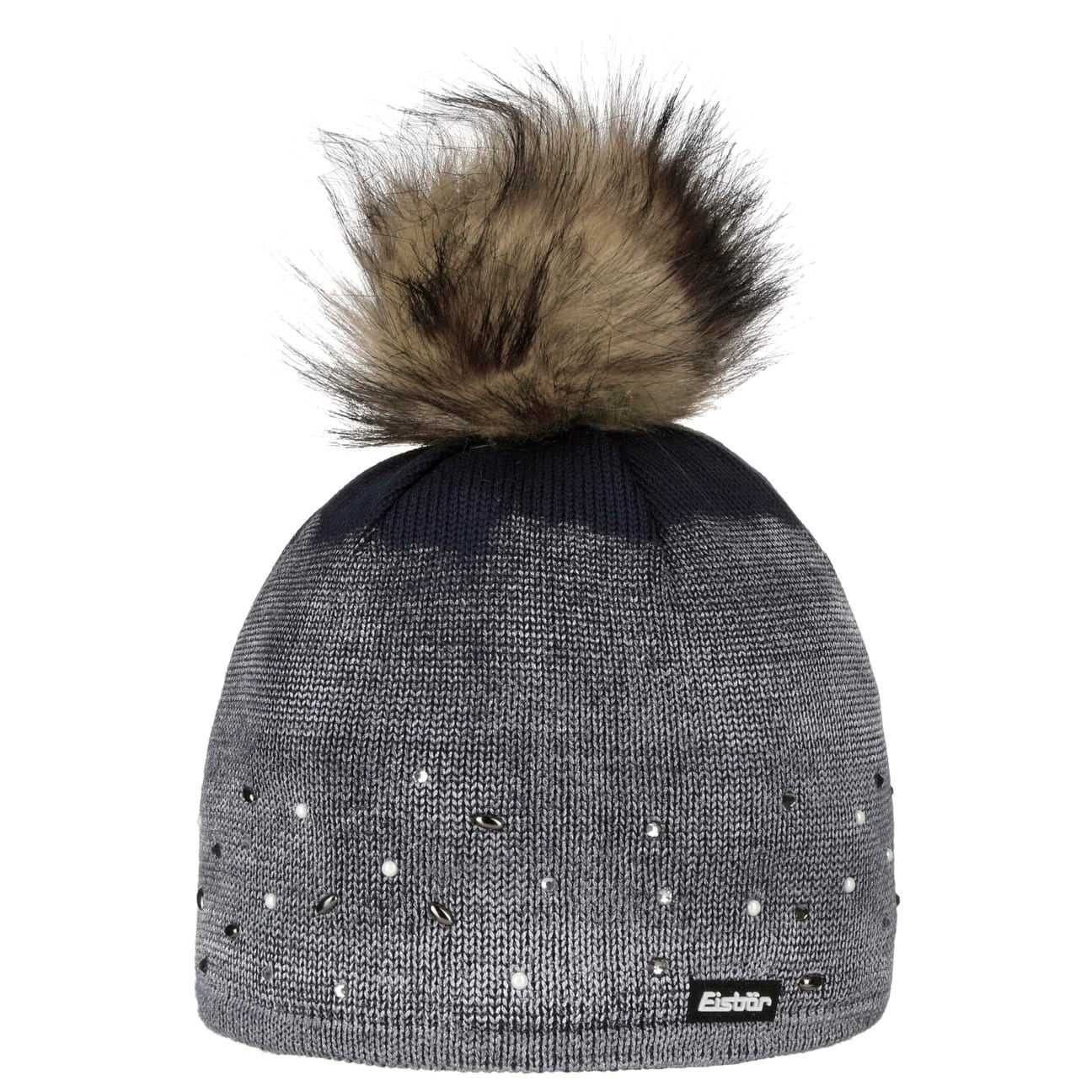 Eisbär Bommelmütze (1-St) Pudelmütze mit Futter, Made in Austria