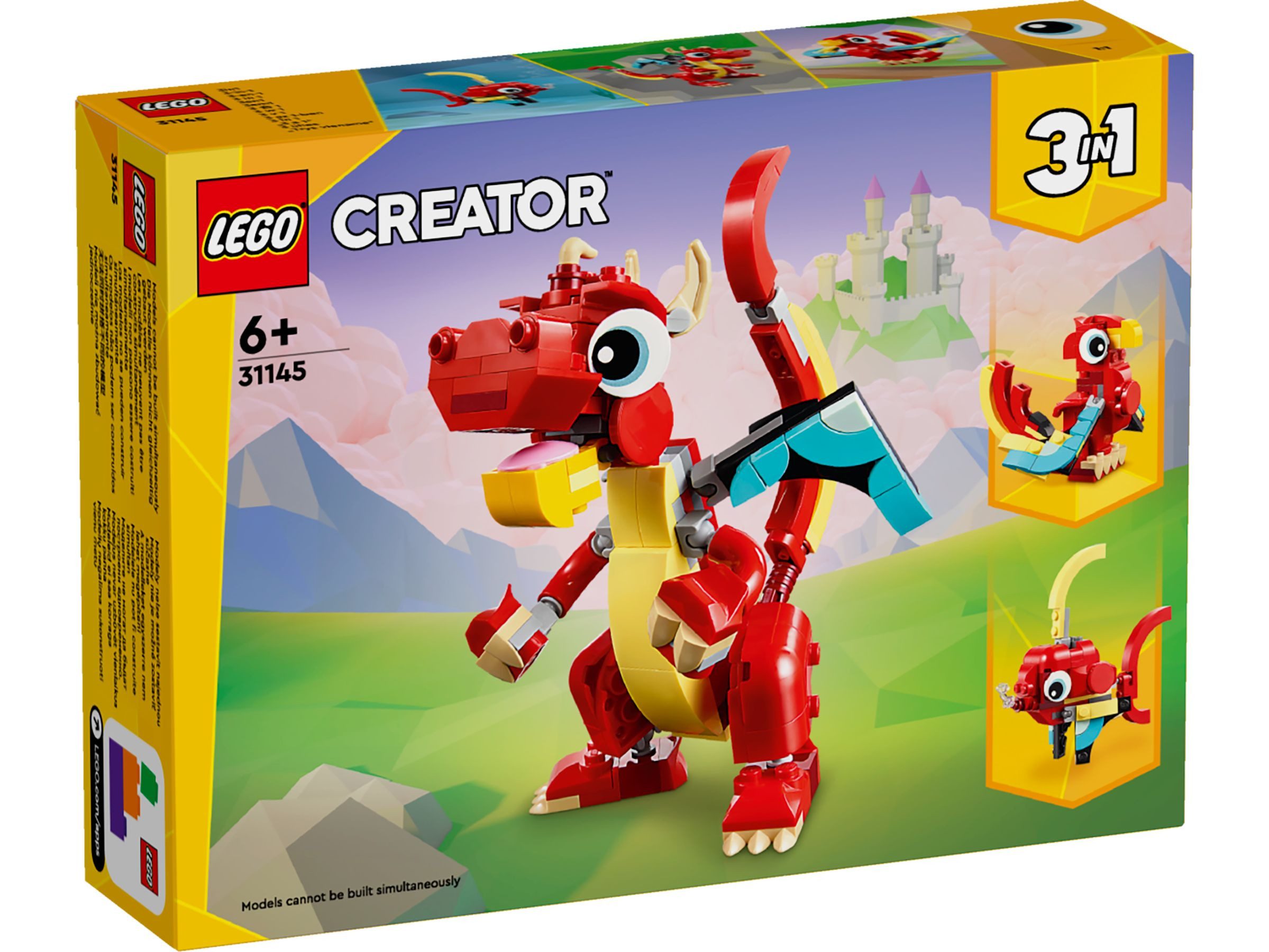 LEGO® Creator 31145 Roter Drache Konstruktionsspielsteine