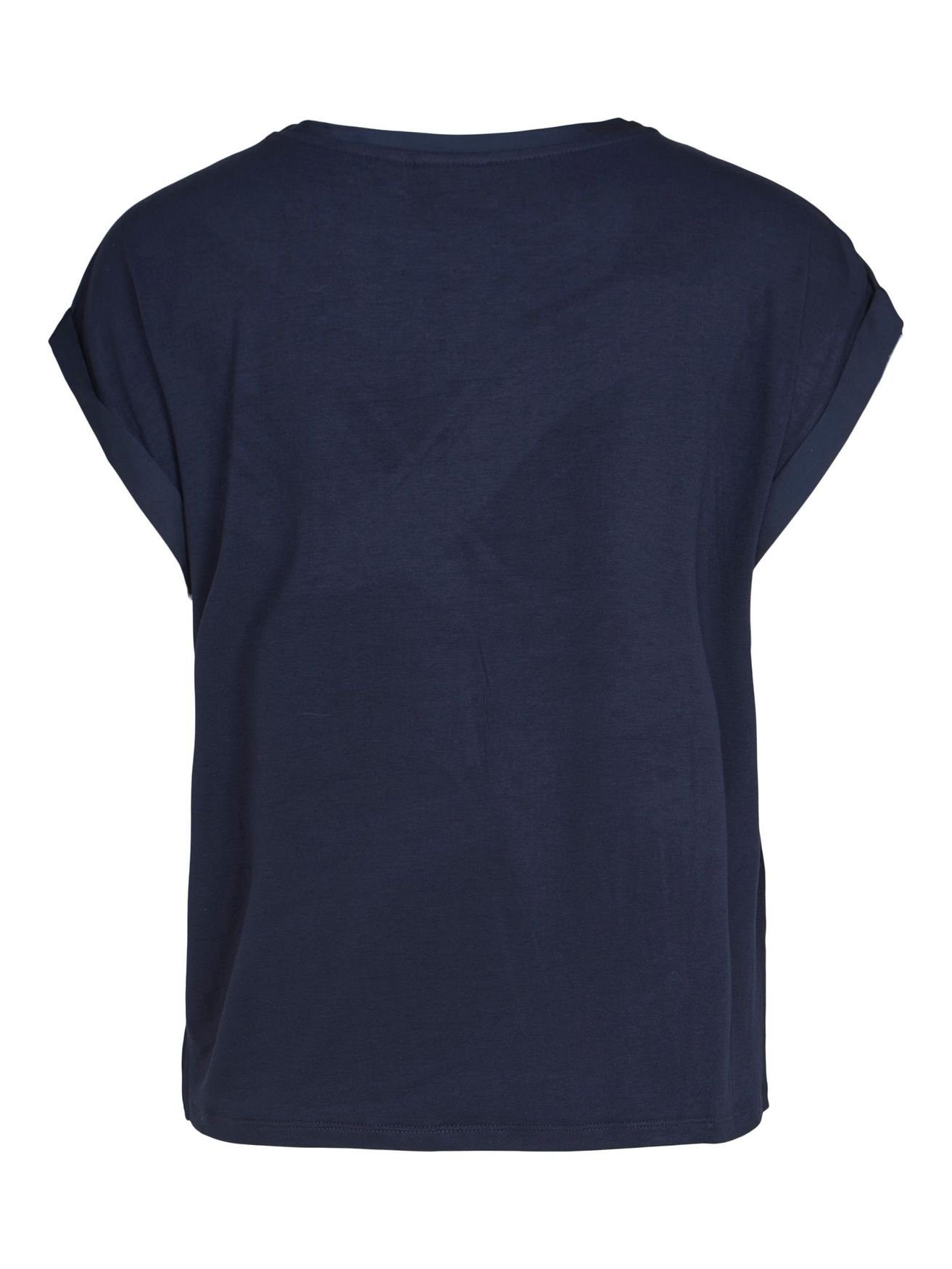 Vila T-Shirt Satin Blusen Kurzarm Basic günstig online kaufen