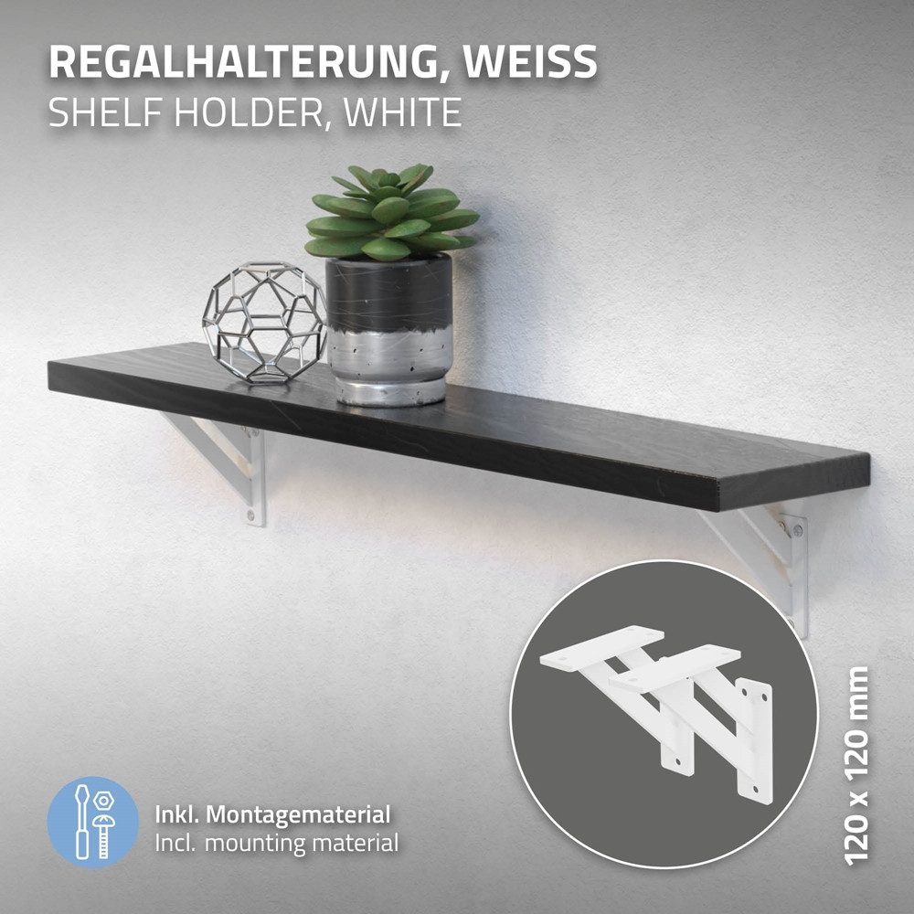 ML-DESIGN Wandregalhalter Regalhalterung aus Aluminium, Regalträger günstig online kaufen