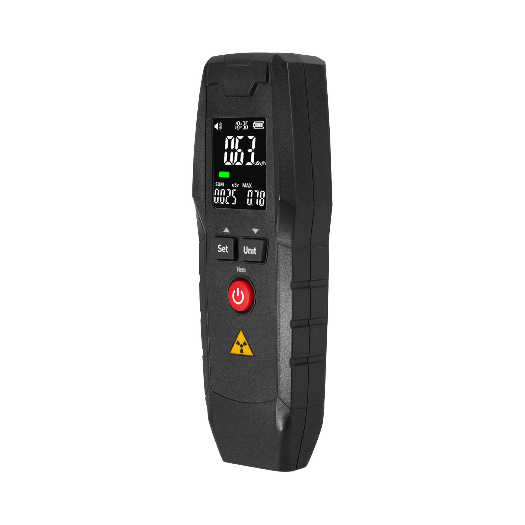 Klimamesser Geigerzähler Strahlungsmessgerät Radioaktivität 0,01 - 1000 µSv/h LCD