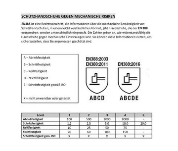 DeWalt Montage-Handschuhe DPG70LEU Arbeitshandschuh strukturierte Latex-Beschichtung L (Nr. 10) Schutzhandschuhe, Arbeitshandschuh, Gartenhandschuh, Arbeitsschutz