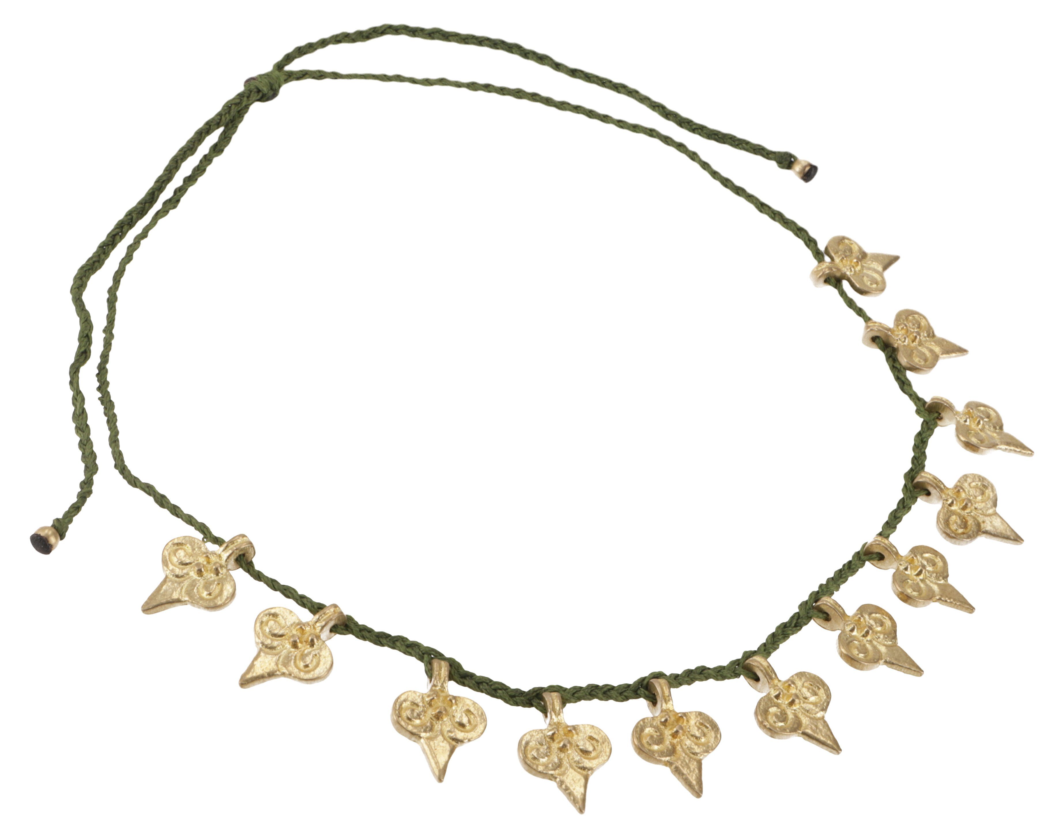 Guru-Shop Perlenkette Makramee Kette Modeschmuck, Boho Kopfschmuck..