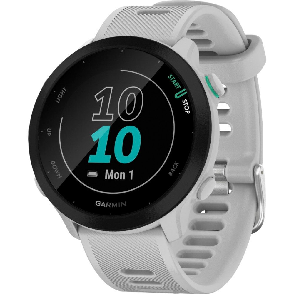 Garmin Forerunner 55 - GPS-Laufuhr - weiß Fitnessuhr (1,04 Zoll)