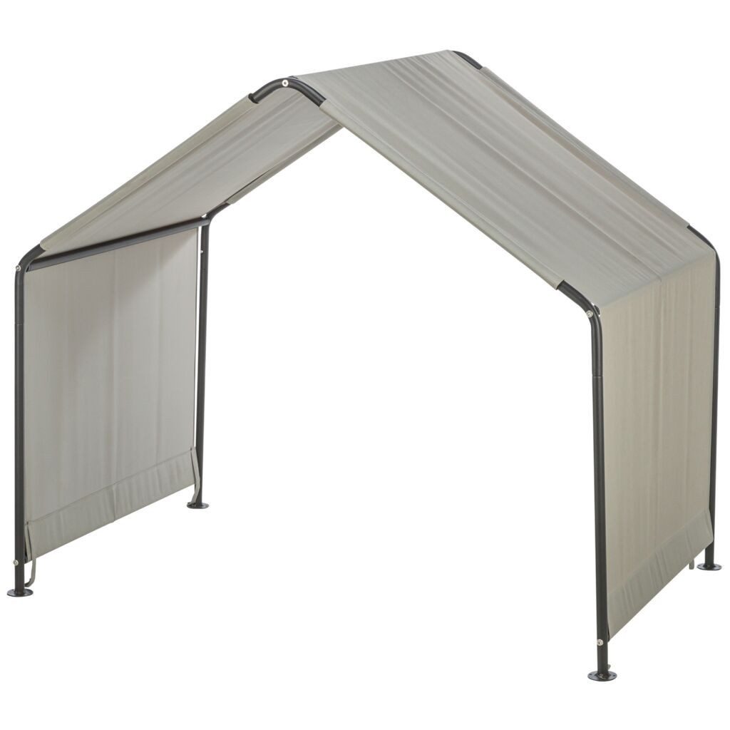TRIXIE Hundehütte Überdachung - beige/schwarz - 90 × 85 × 70 cm