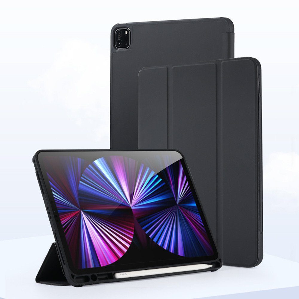XDeer Tablet-Hülle Hülle für iPad 10.2 Zoll(Modell 2021/2020/2019, 9./8./7) TPU 10,2 cm (4 Zoll), TPU Schutzhülle Smart Case Cover mit Pencil Slot,Auto Sleep/Wake