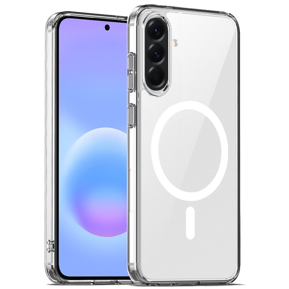 FITSU Handyhülle Case für Galaxy A57 5G Hülle Transparent MagSafe kompatibel 6,7 Zoll, Schutzhülle für für Samsung Galaxy A57 Case Hybrid Hülle Cover