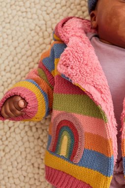 Next Strickjacke Babystrickjacke mit Fleece-Futter (1-tlg)