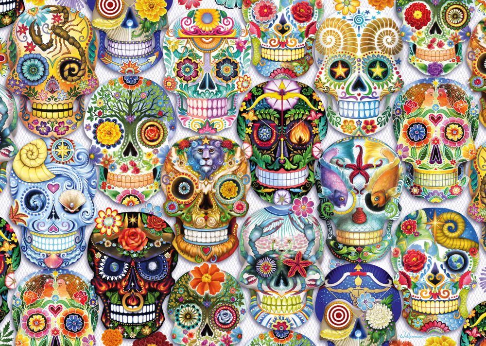 Schmidt Spiele Puzzle La Catrina 58995, 2000 Puzzleteile