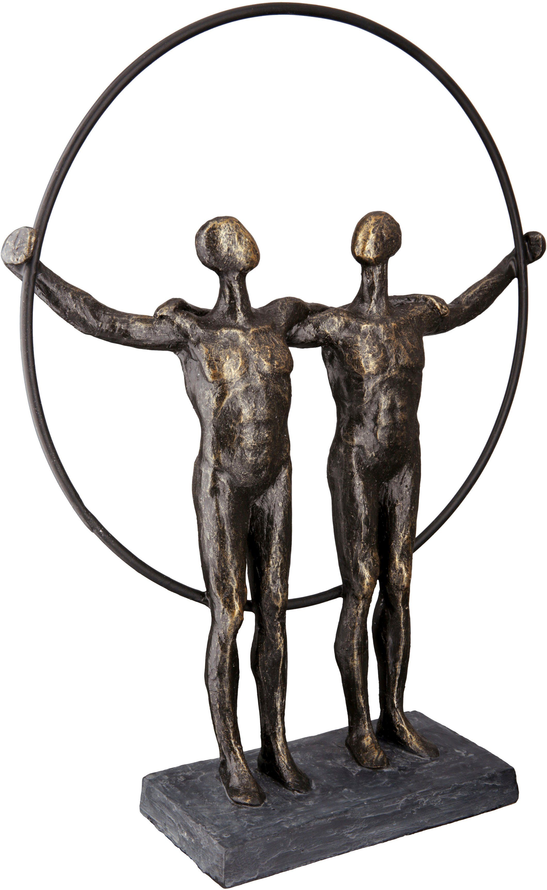 Casablanca by Gilde Dekofigur Skulptur two men (1 St)