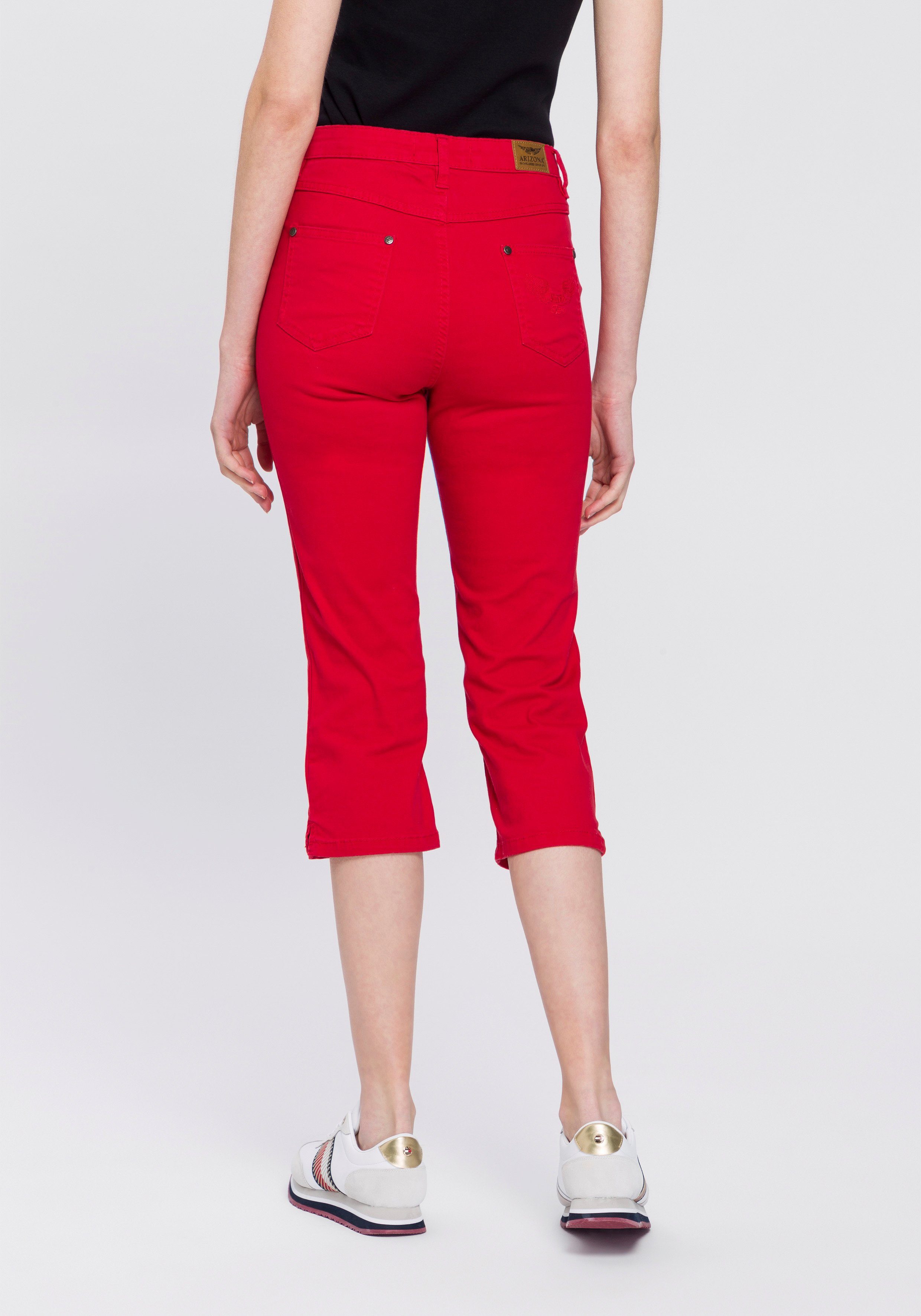 Caprijeans red Arizona Comfort-Fit