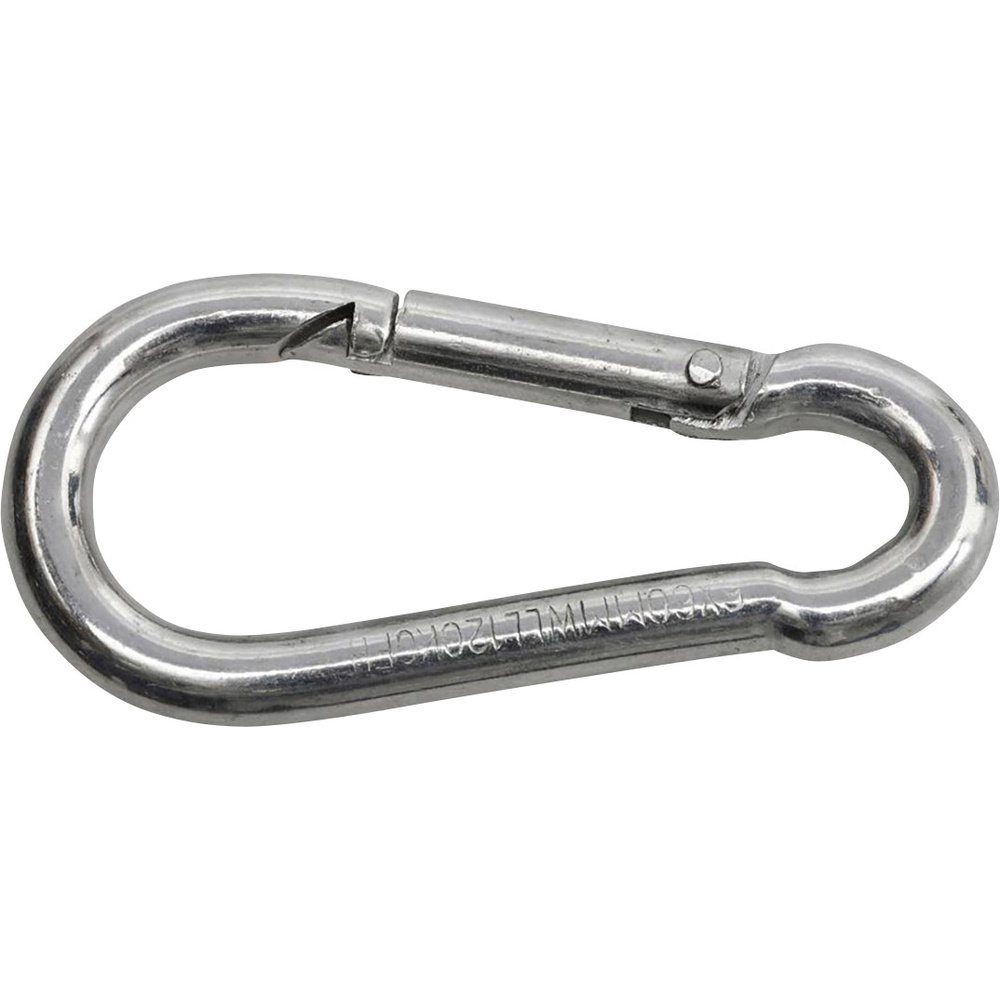 Karabiner SWG 680 154 861 80 Feuerwehrkarabinerhaken Stahl galvanisch verzinkt