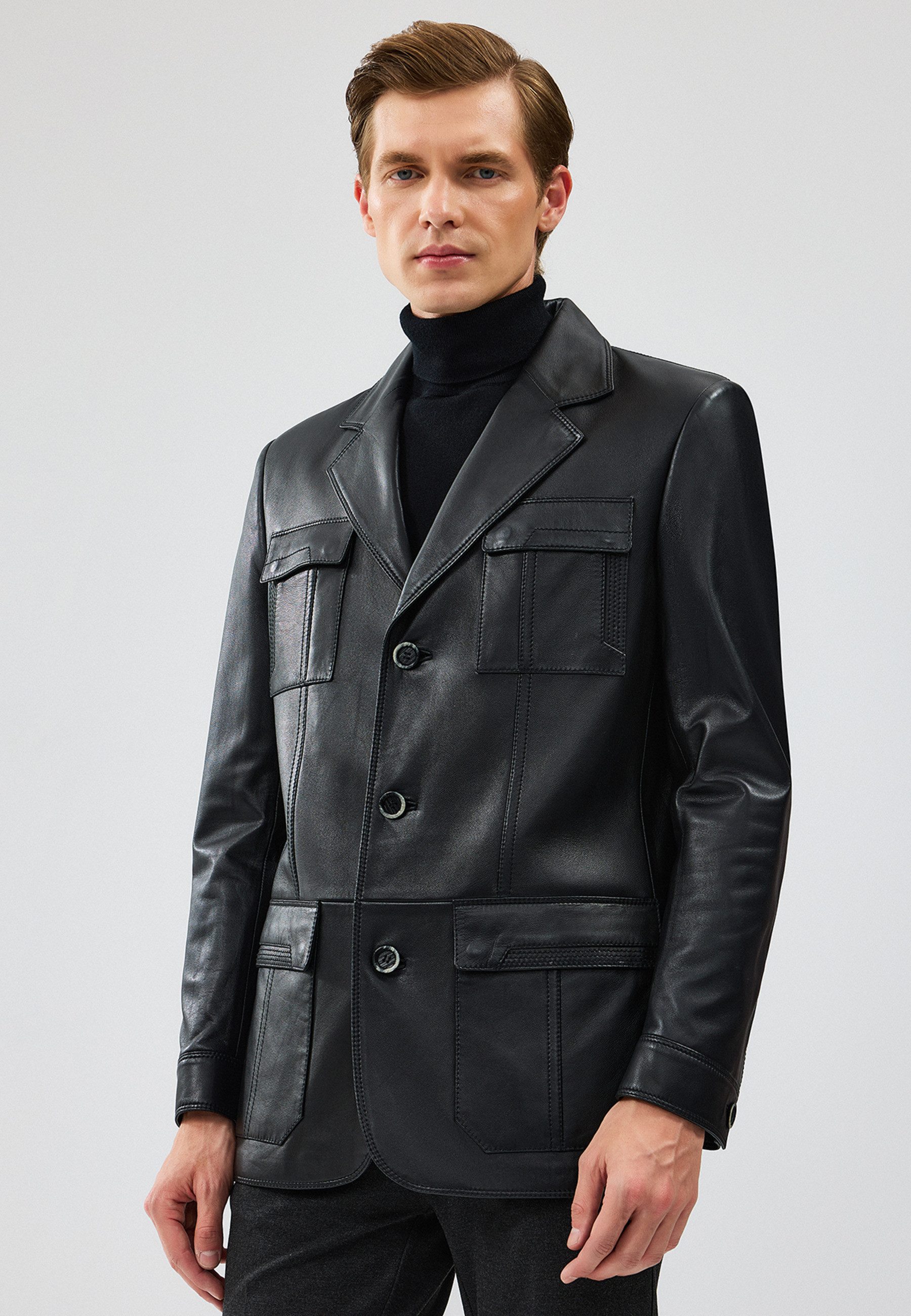Lederjacke Kevin Blazer-Lederjacke
