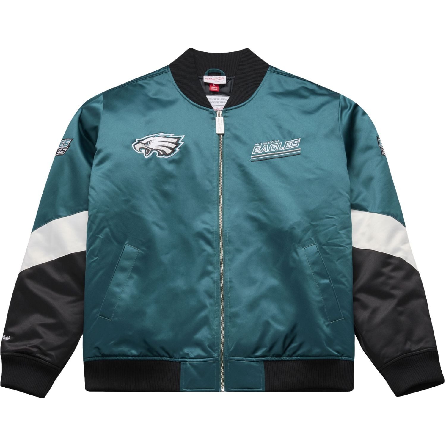 Mitchell & Ness Collegejacke Midweight Satin Philadelphia Eagles