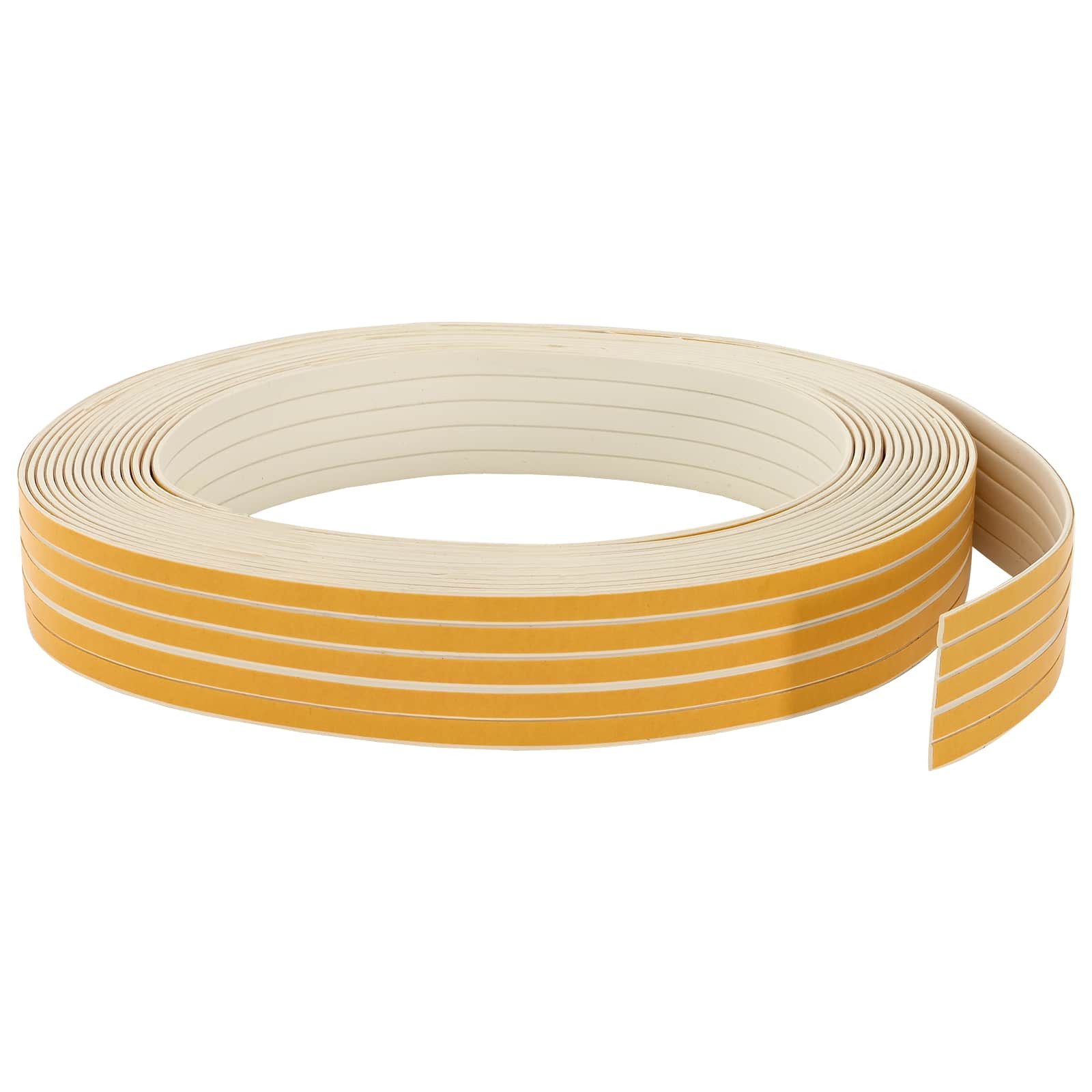 vidaXL Markise Selbstklebende Fensterdichtung Weiß 8 x 2 mm 50 m (1-St)