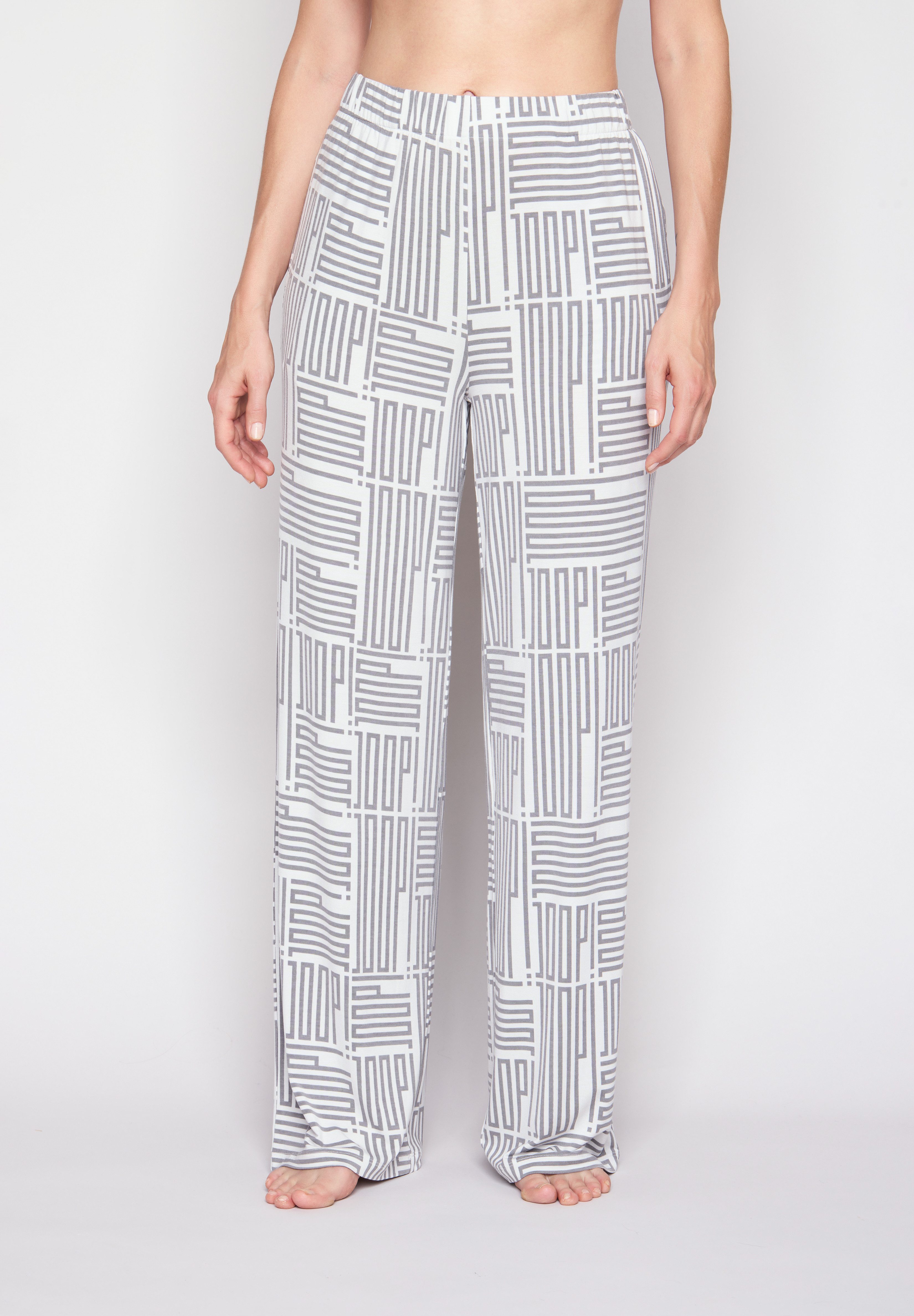 JOOP! Loungehose mit allover Wording, bequem und weich, seitliche Taschen günstig online kaufen